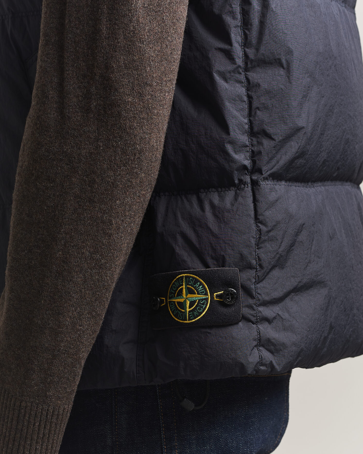 Mies | Ulkoliivit | Stone Island | Crinkle Reps Down Vest Navy Blue
