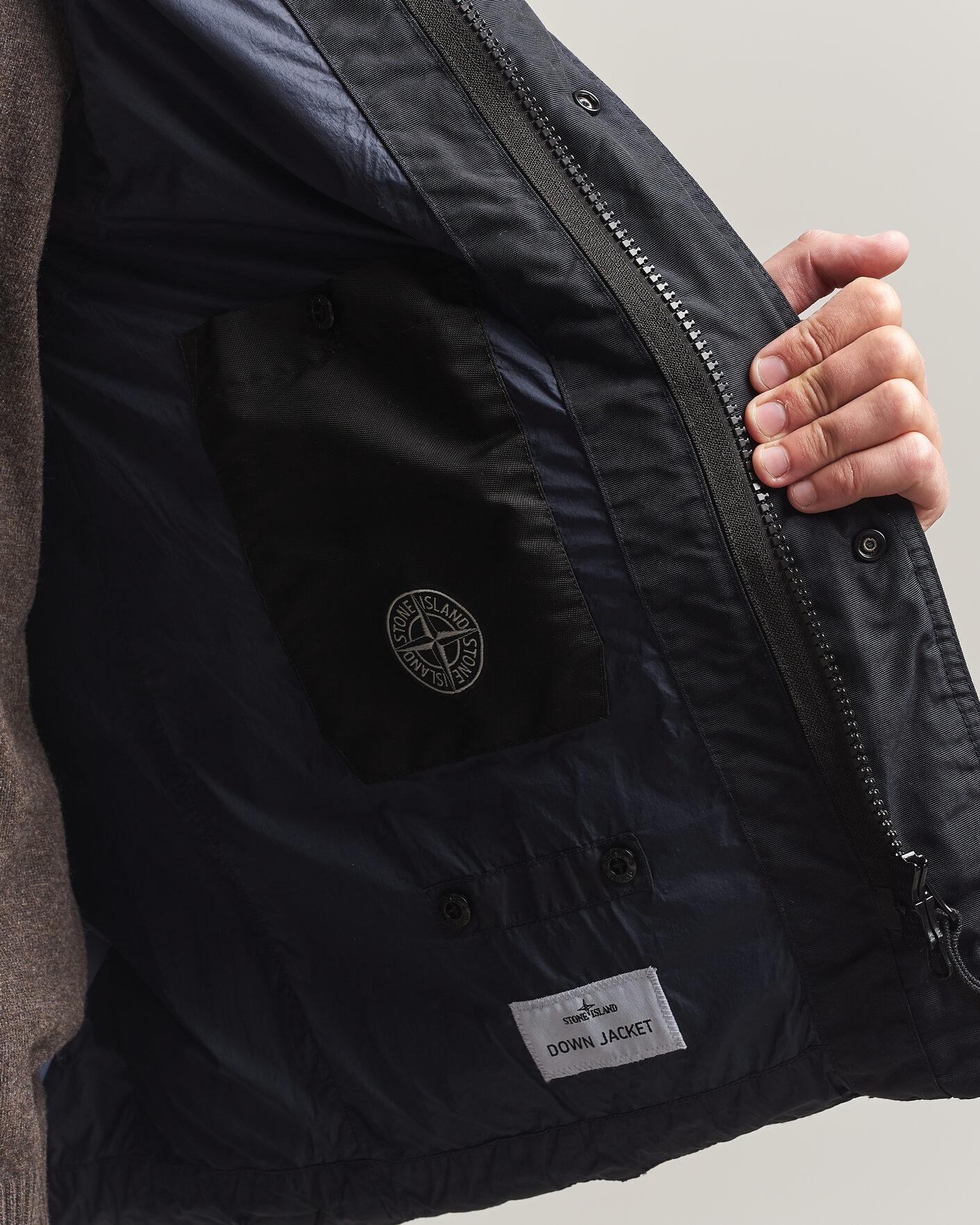Mies | Ulkoliivit | Stone Island | Crinkle Reps Down Vest Navy Blue