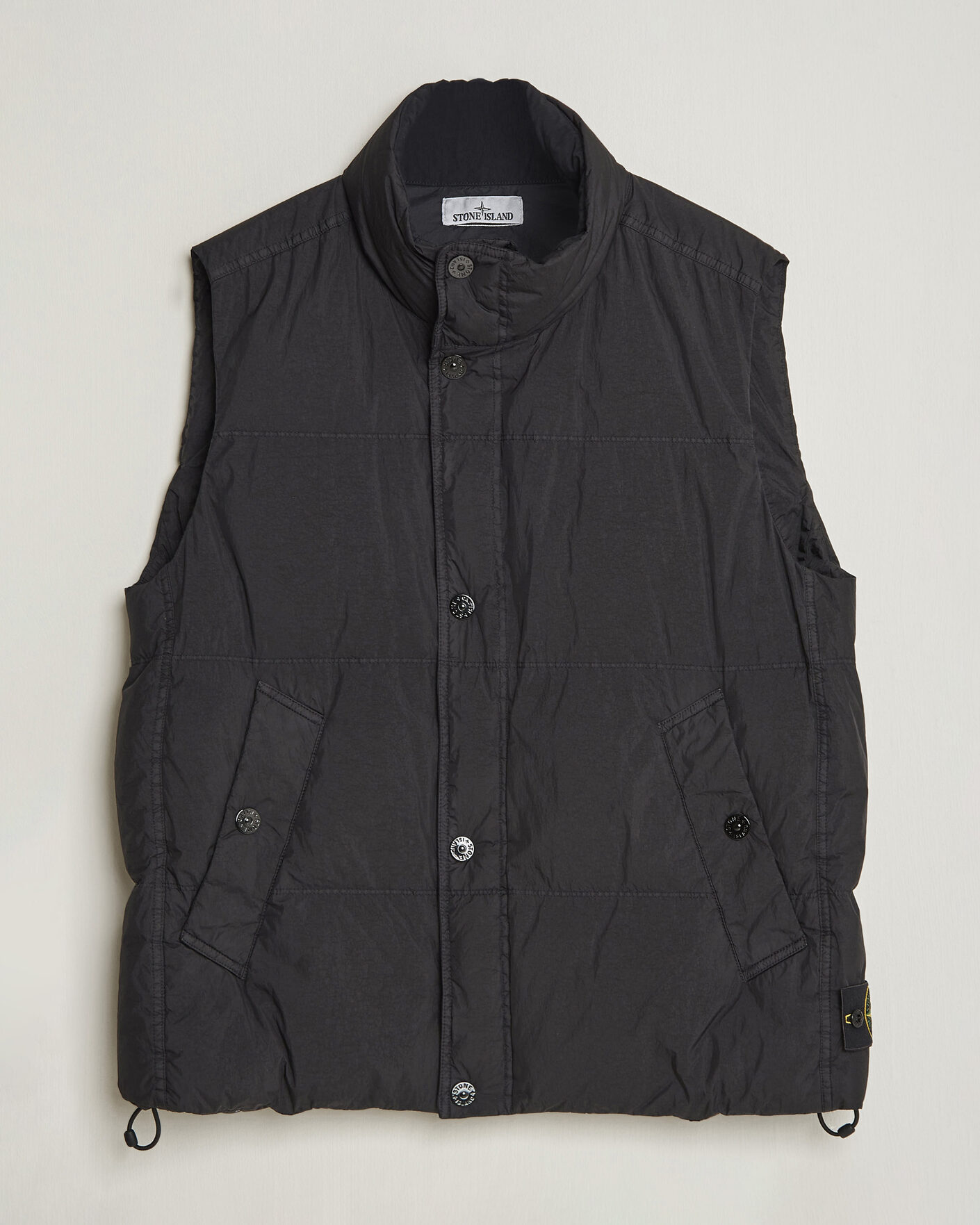 Mies | Ulkoliivit | Stone Island | Crinkle Reps Down Vest Black