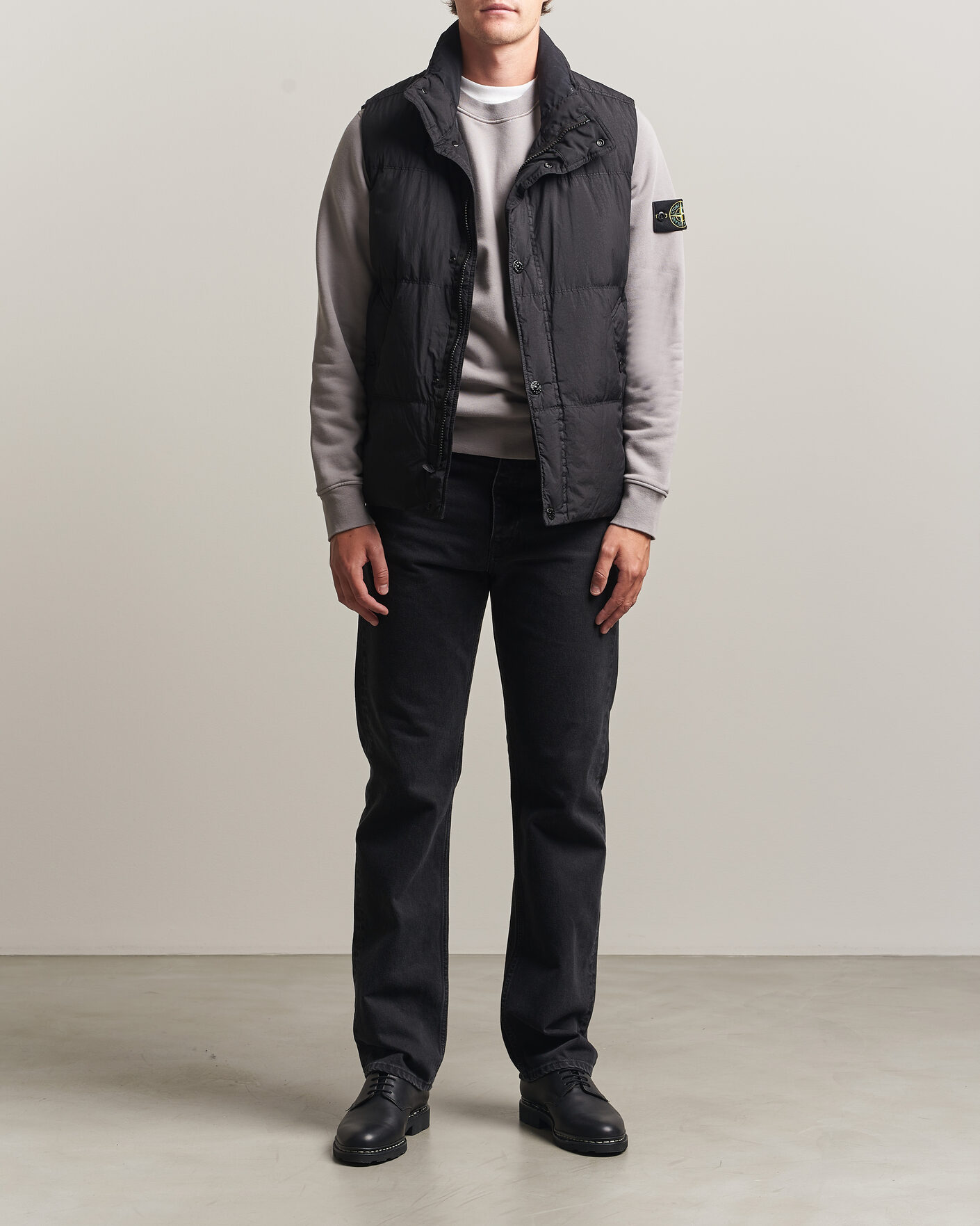 Mies | Ulkoliivit | Stone Island | Crinkle Reps Down Vest Black