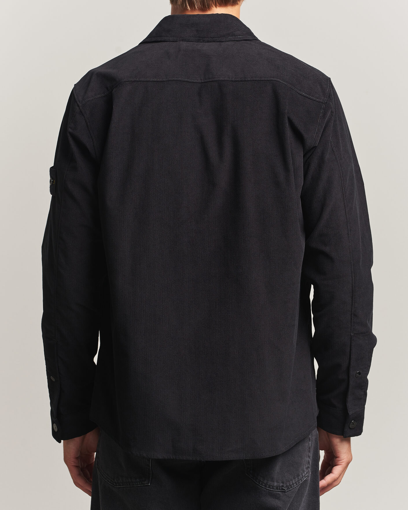 Mies | Kauluspaidat | Stone Island | Micro Cord Overshirt Black