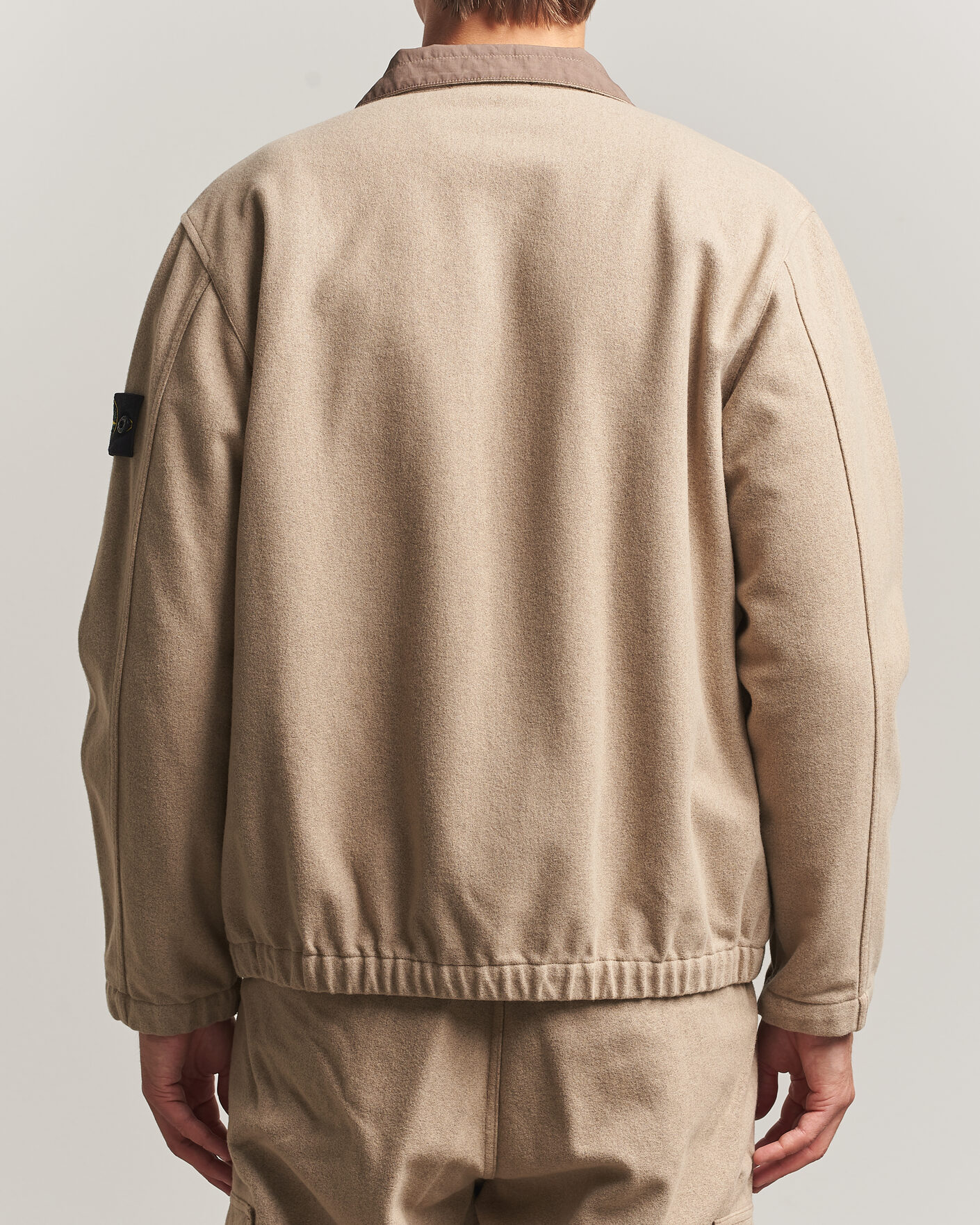 Mies | Takit | Stone Island | Wool/Nylon Flannel Jacket Biscuit