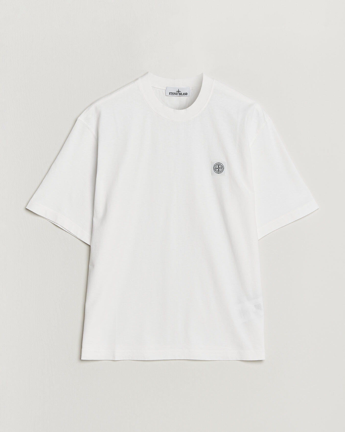 Mies | T-paidat | Stone Island | Combed Organic Cotton T-Shirt White