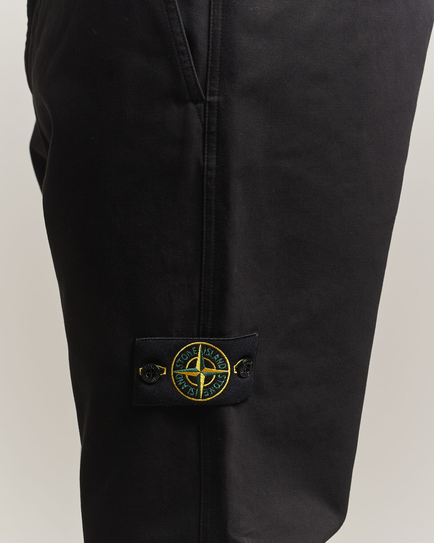 Mies | Housut | Stone Island | Dense Cotton Twill Pants Black