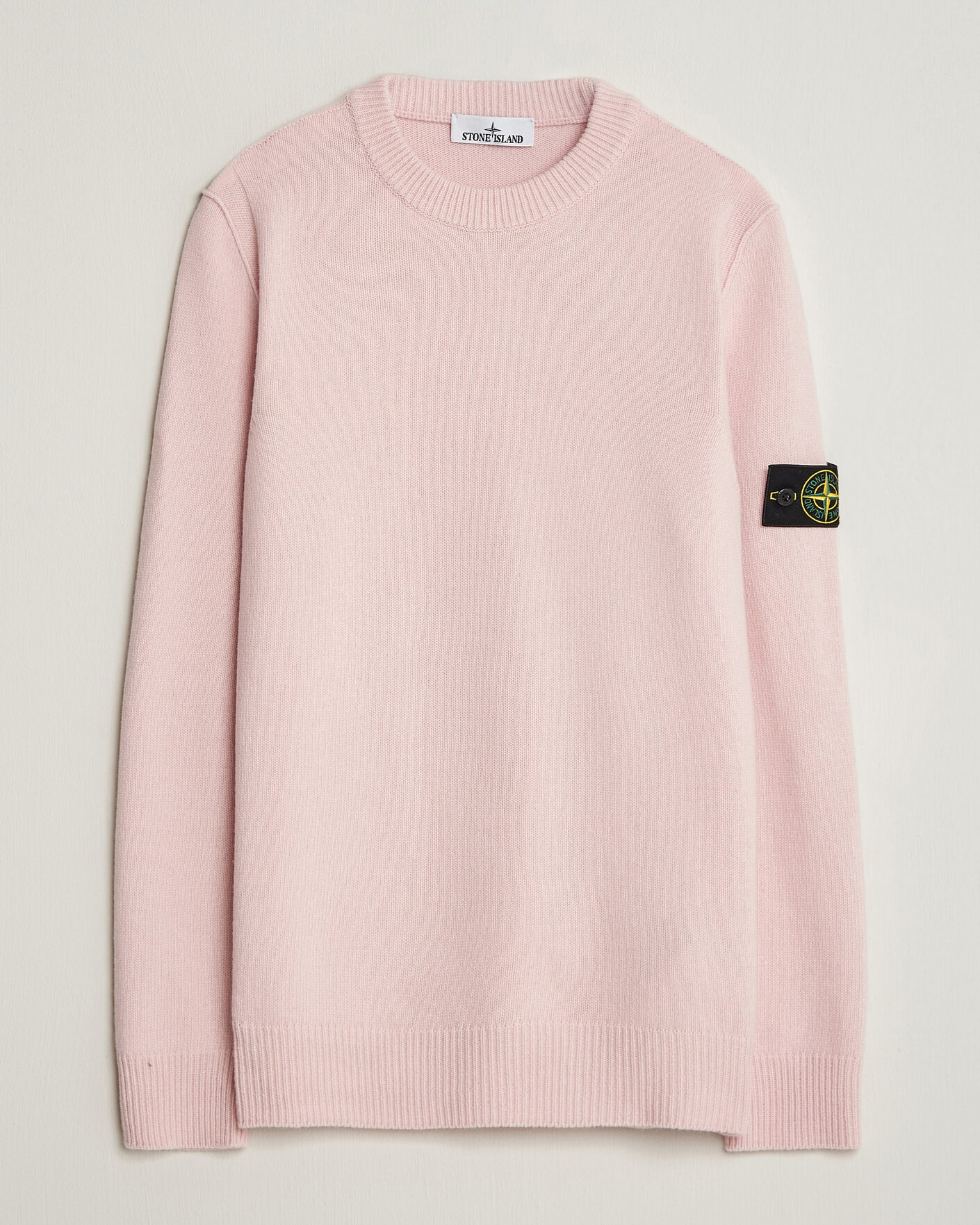 Mies | Puserot | Stone Island | Knitted Lambswool Crew Neck Antique Rose