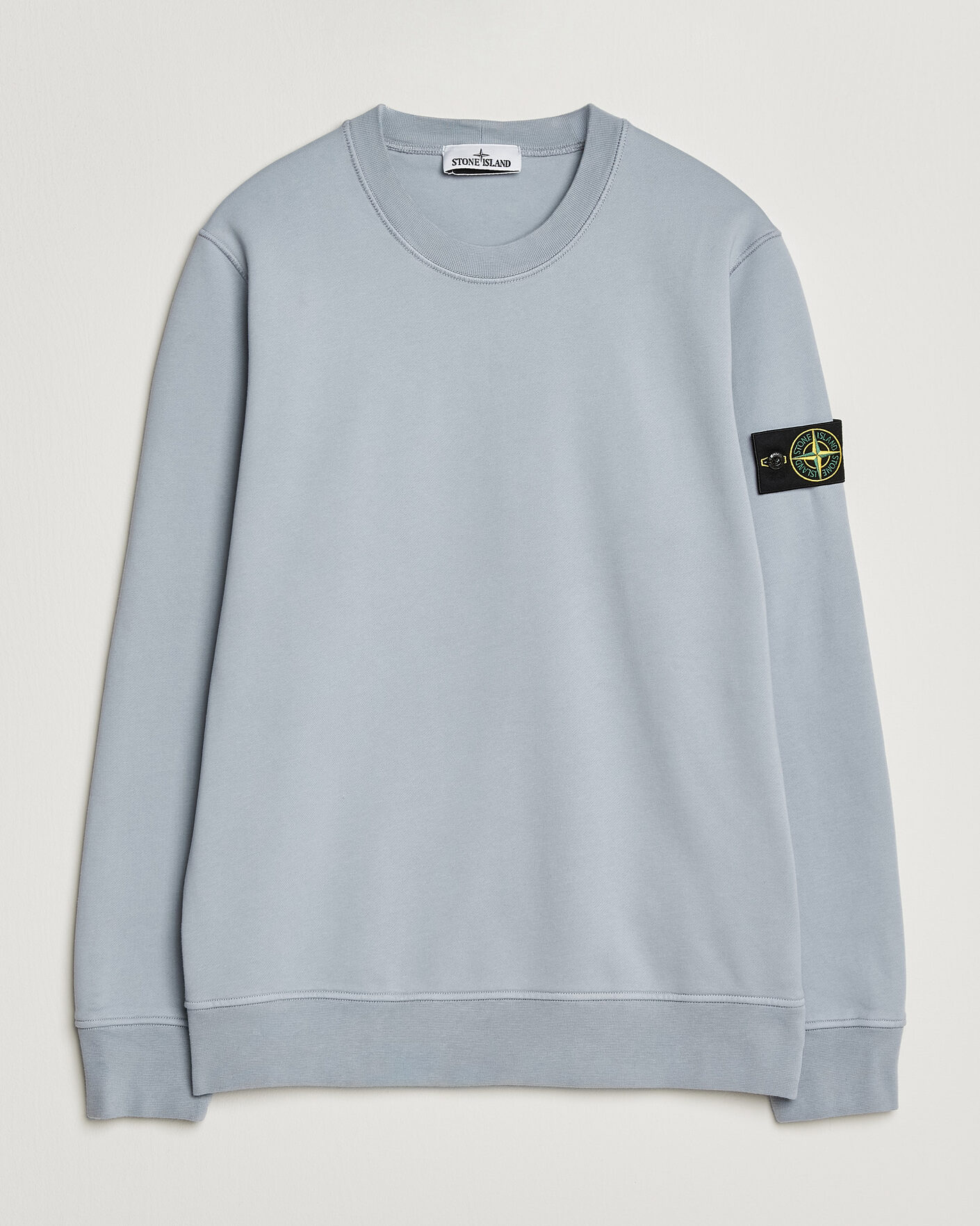 Mies | Puserot | Stone Island | Garment Dyed Fleece Sweatshirt Ash Grey