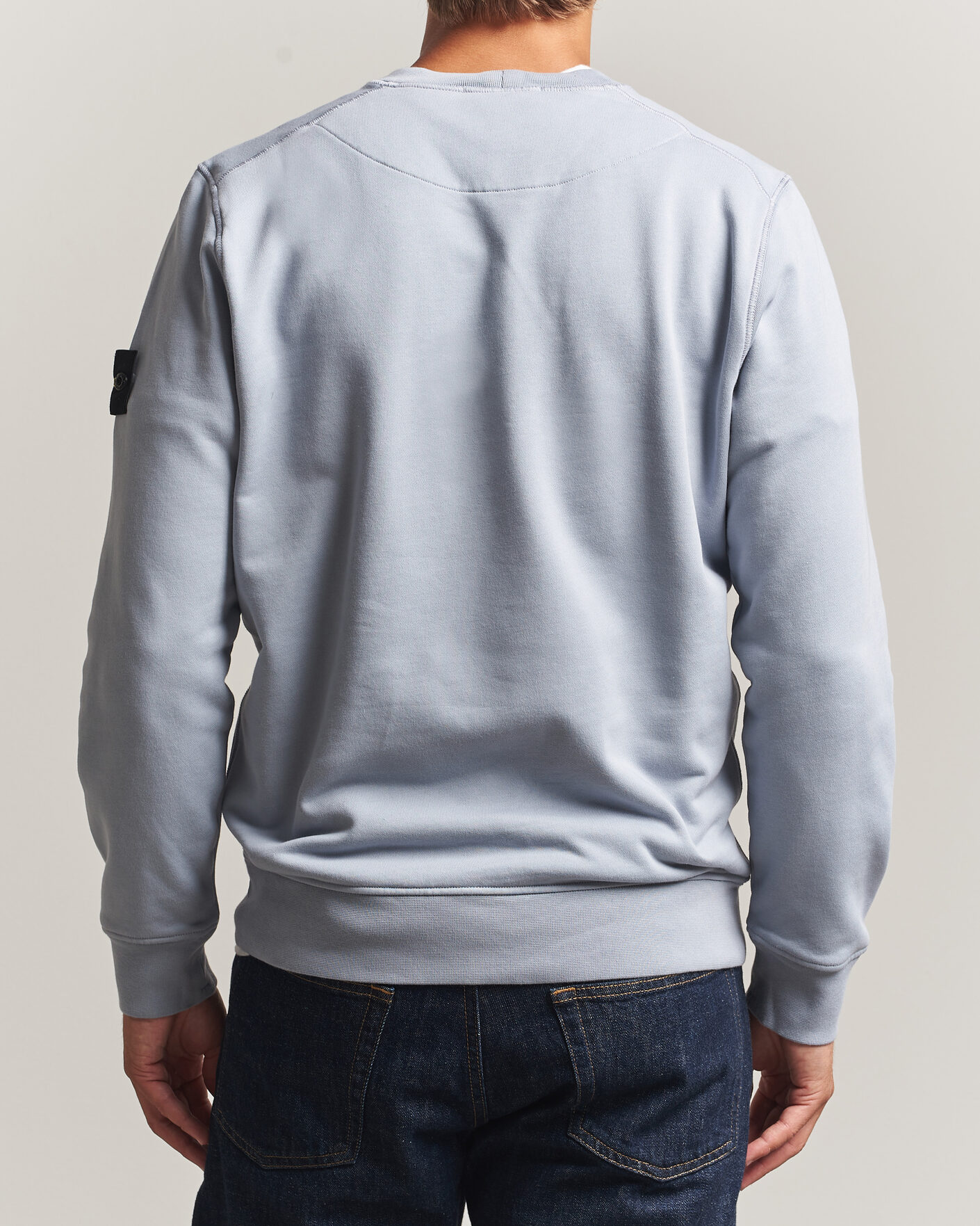 Mies | Puserot | Stone Island | Garment Dyed Fleece Sweatshirt Ash Grey