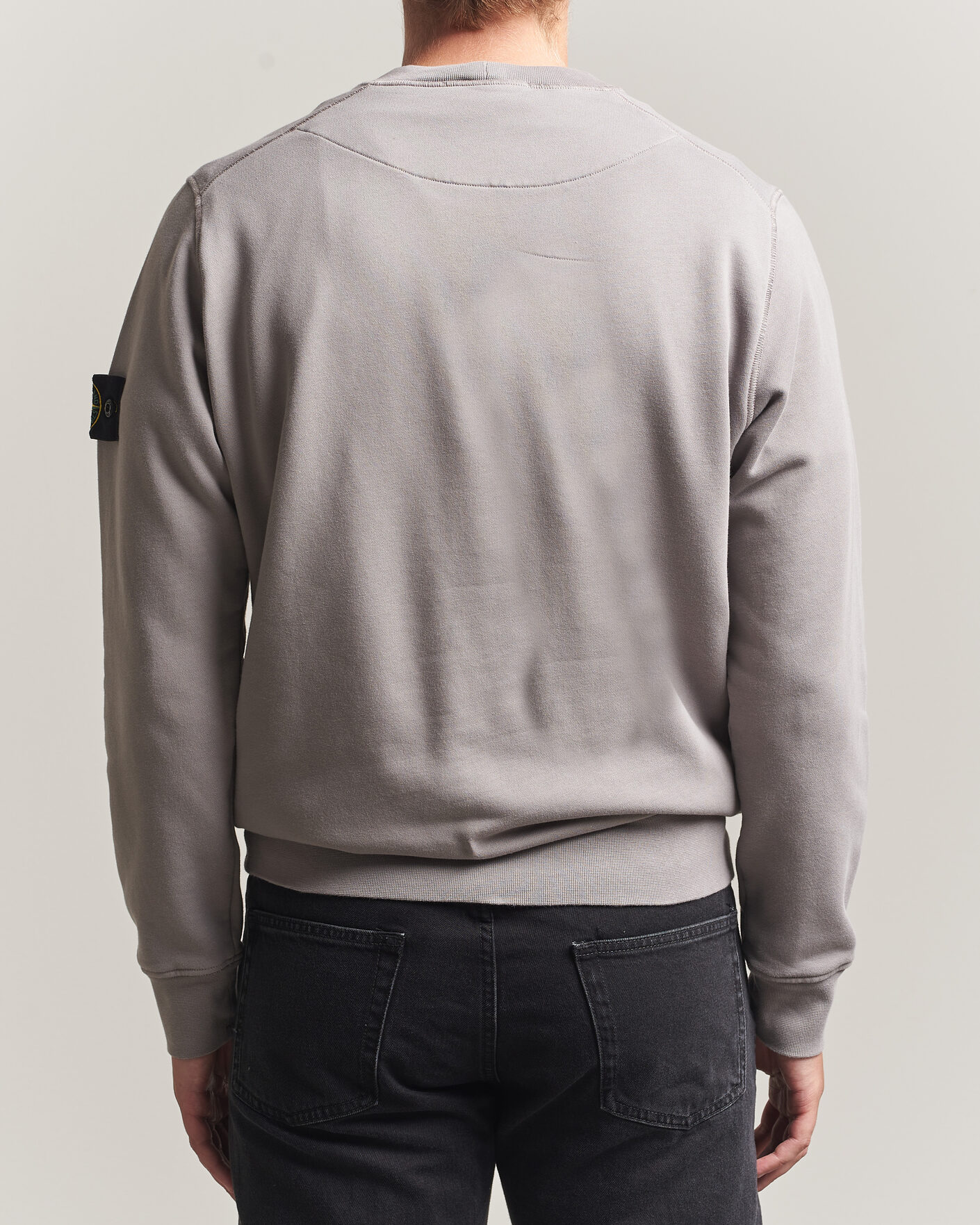 Mies | Puserot | Stone Island | Garment Dyed Fleece Sweatshirt Grey
