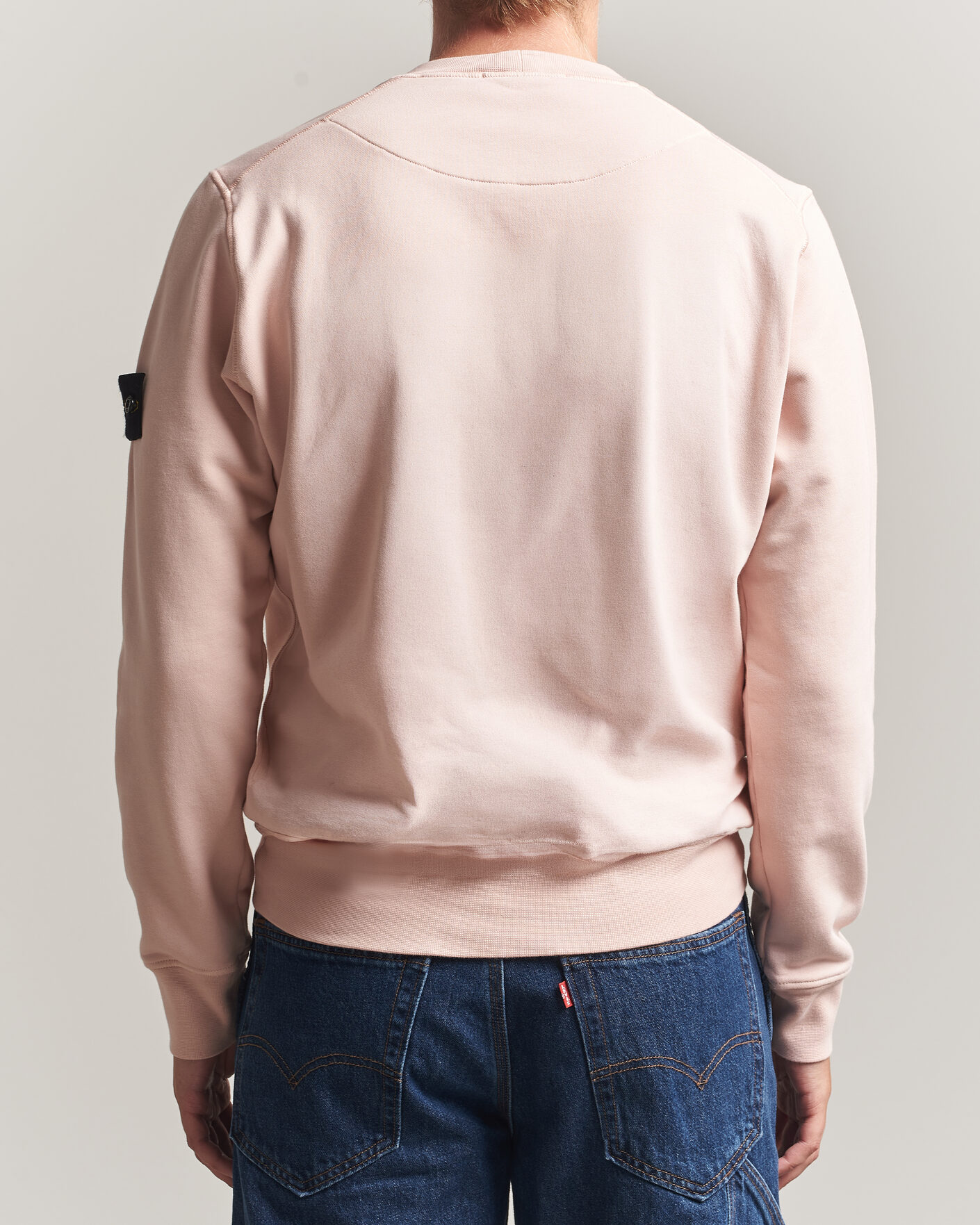 Mies | Puserot | Stone Island | Garment Dyed Fleece Sweatshirt Antique Rose