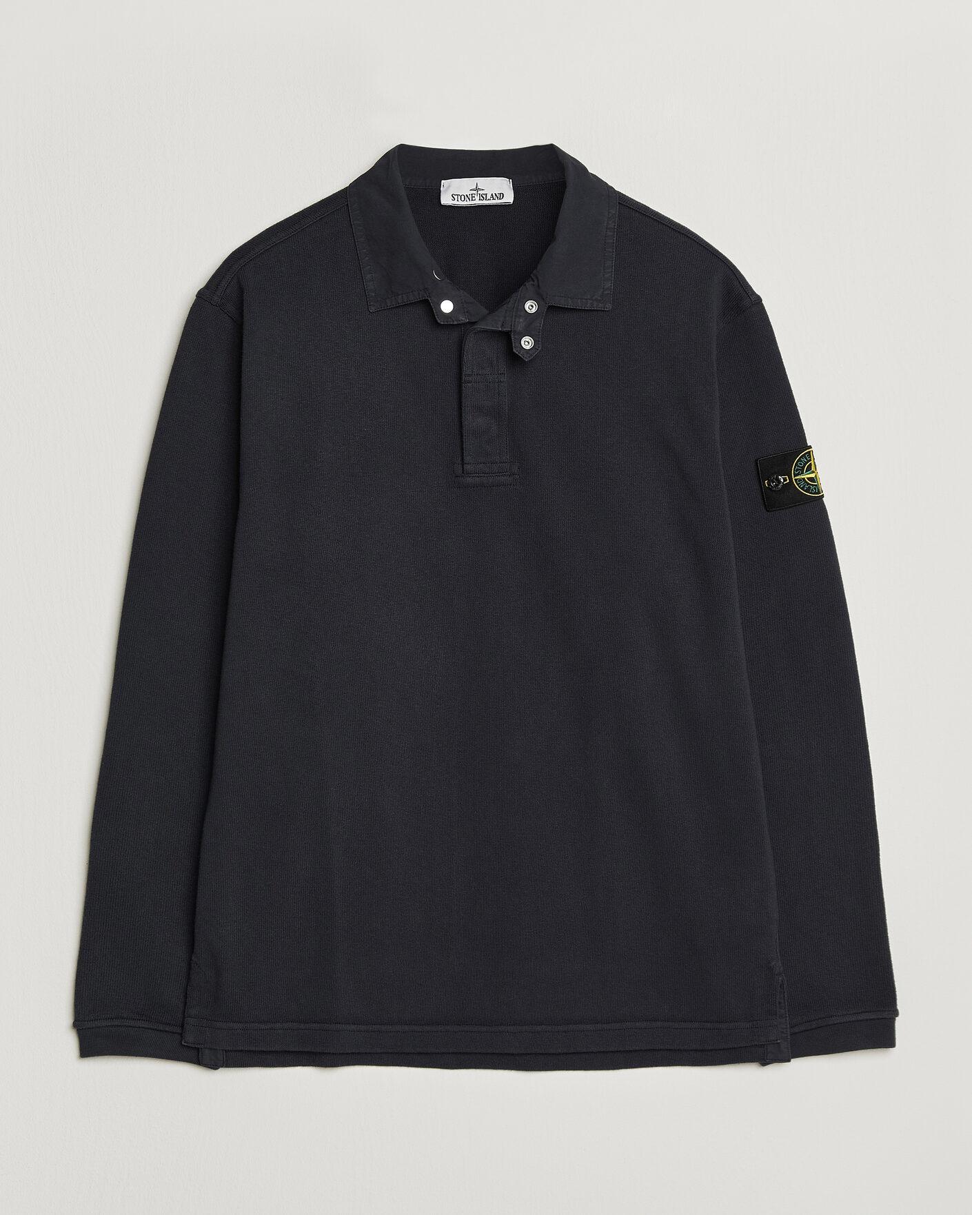 Mies | Puserot | Stone Island | Heavy Cotton Jersey Polo Blue Navy