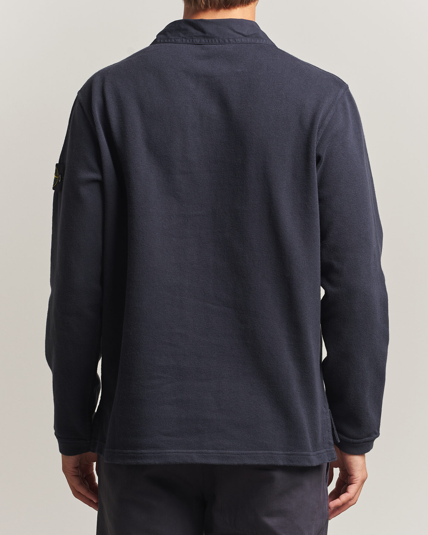 Mies | Puserot | Stone Island | Heavy Cotton Jersey Polo Blue Navy