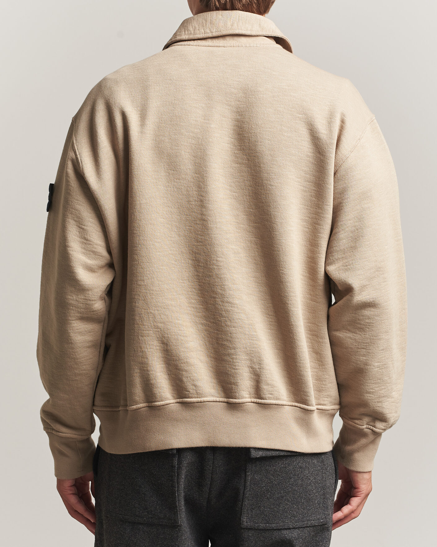 Mies | Puserot | Stone Island | Tubular Cotton Fleece Polo Biscuit