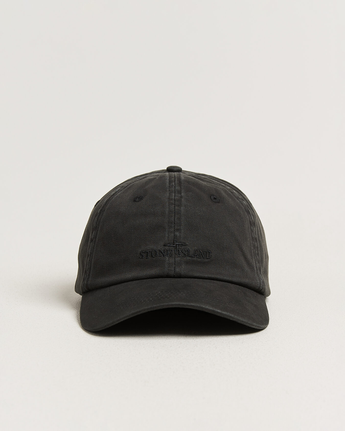 Mies | Päähineet | Stone Island | Brushed Cotton Gabardine Cap Black