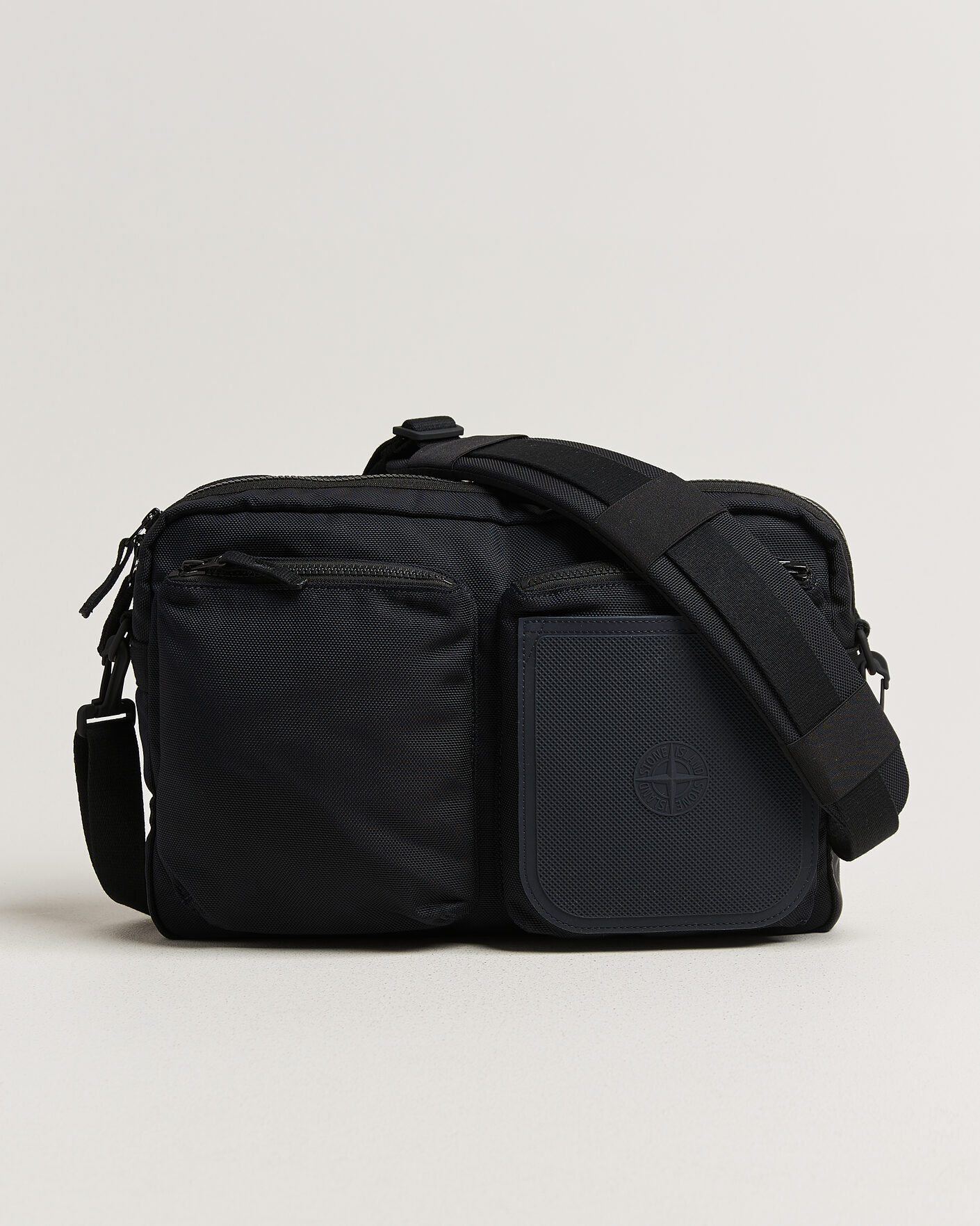 Mies | Laukut | Stone Island | Nylon Panama Shoulder Bag Navy Blue