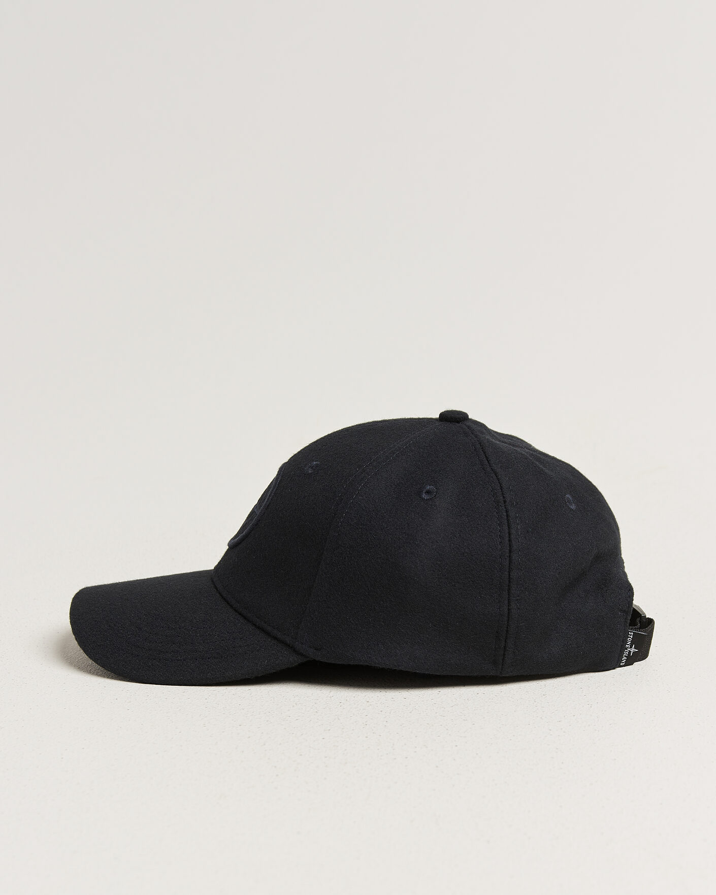 Mies | Päähineet | Stone Island | Wool/Nylon Flannel Cap Navy Blue