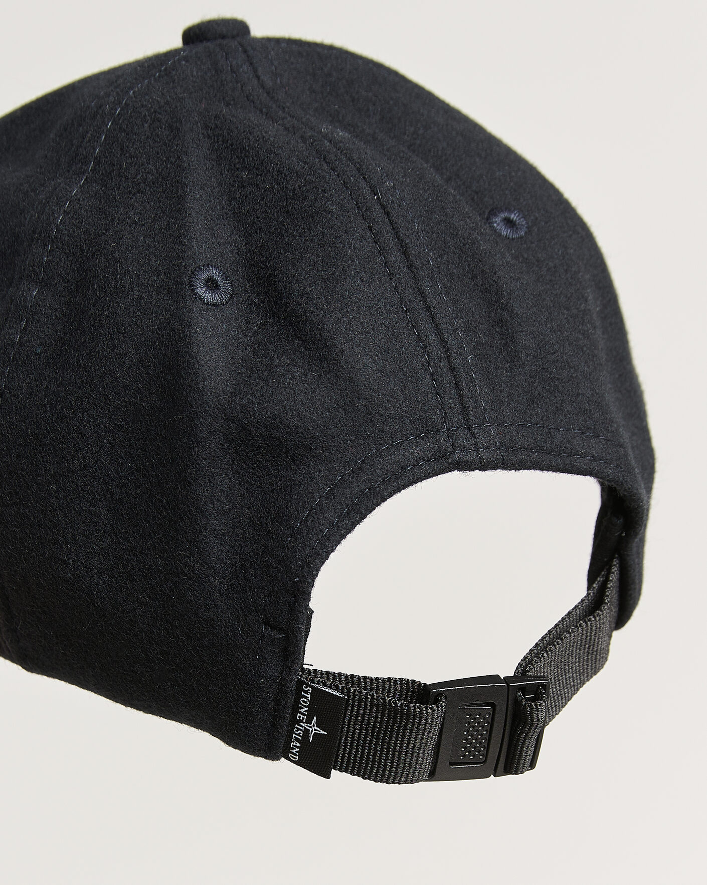 Mies | Päähineet | Stone Island | Wool/Nylon Flannel Cap Navy Blue