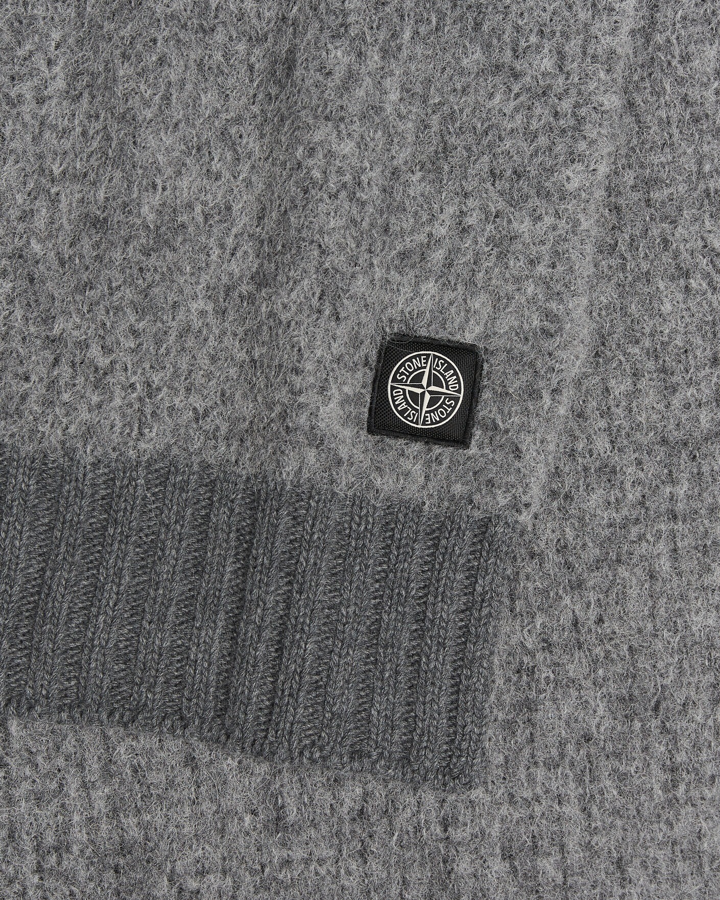 Mies | Kaulaliinat | Stone Island | Baby Alpaca Blend Scarf Grey Melange
