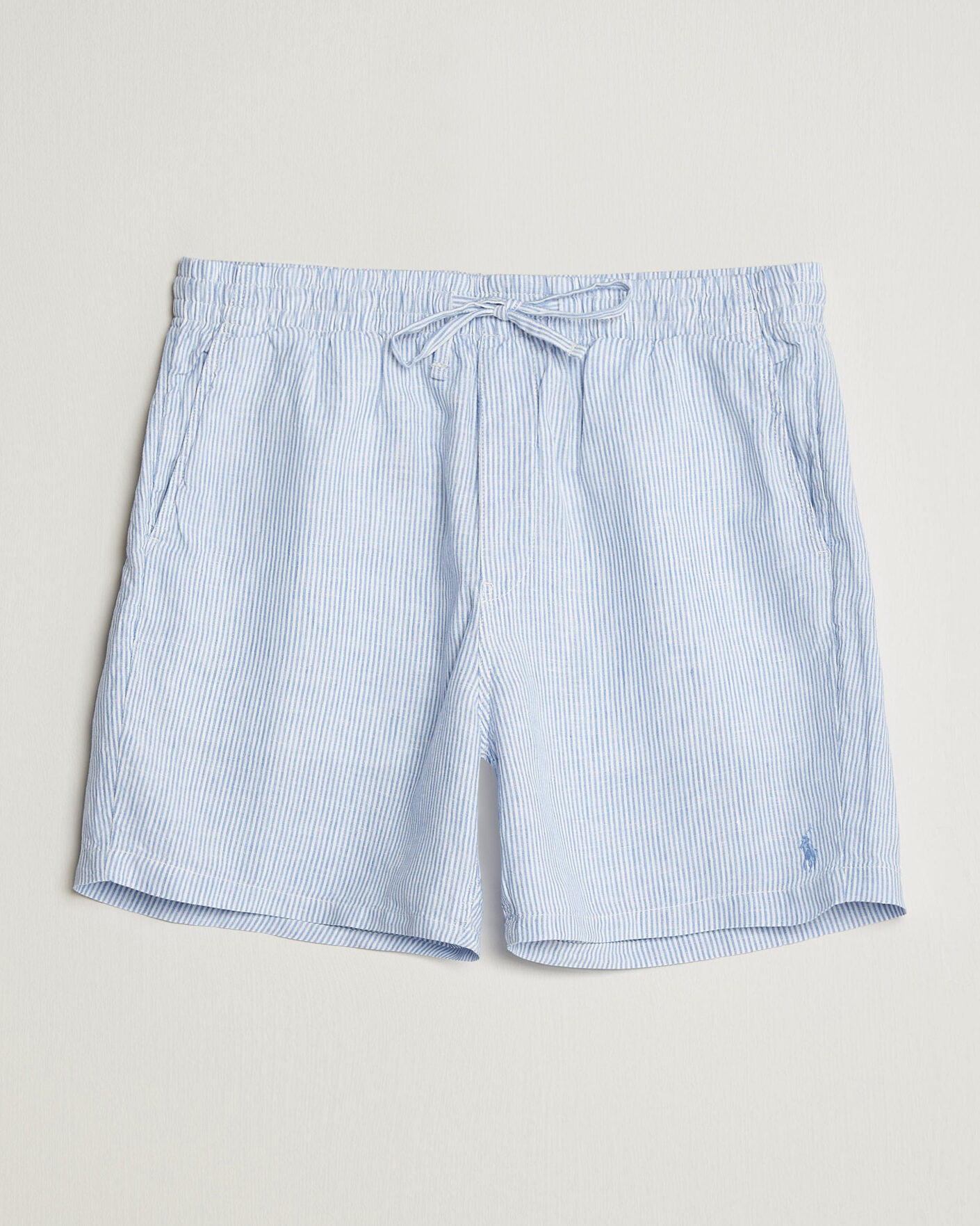 Mies | Shortsit | Polo Ralph Lauren | Woven Linen Shorts Blue/White