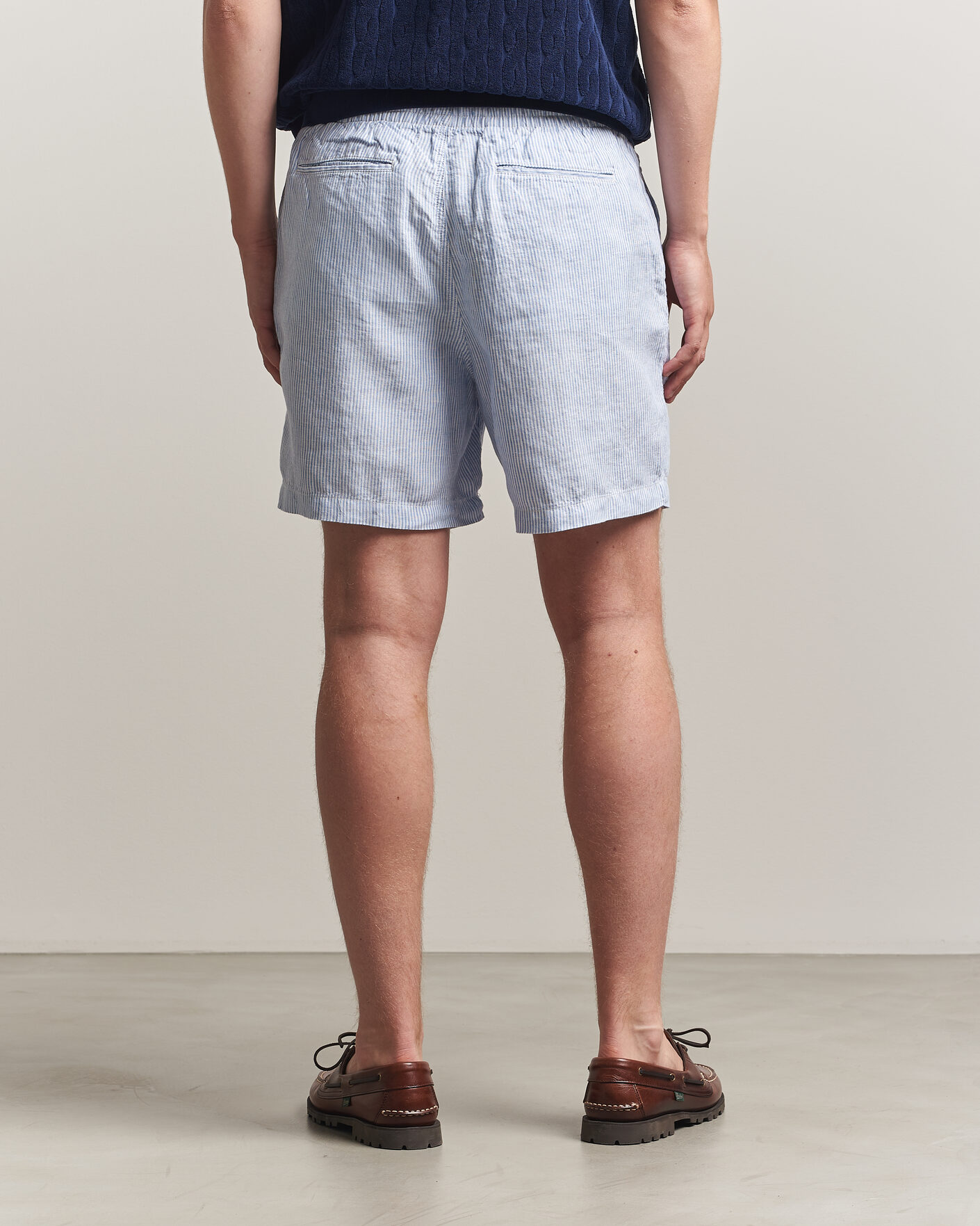 Mies | Shortsit | Polo Ralph Lauren | Woven Linen Shorts Blue/White