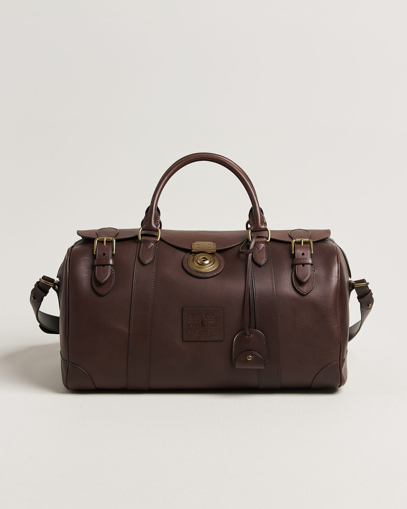 Mies | Laukut | Polo Ralph Lauren | Leather Duffle Bag Burnished Brown
