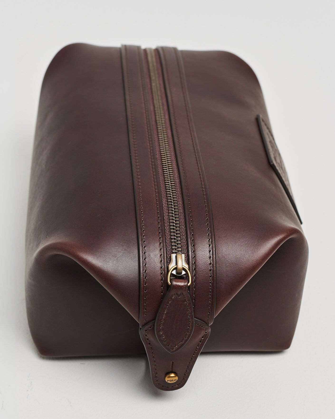 Mies | Laukut | Polo Ralph Lauren | Leather Washbag Burnished Brown