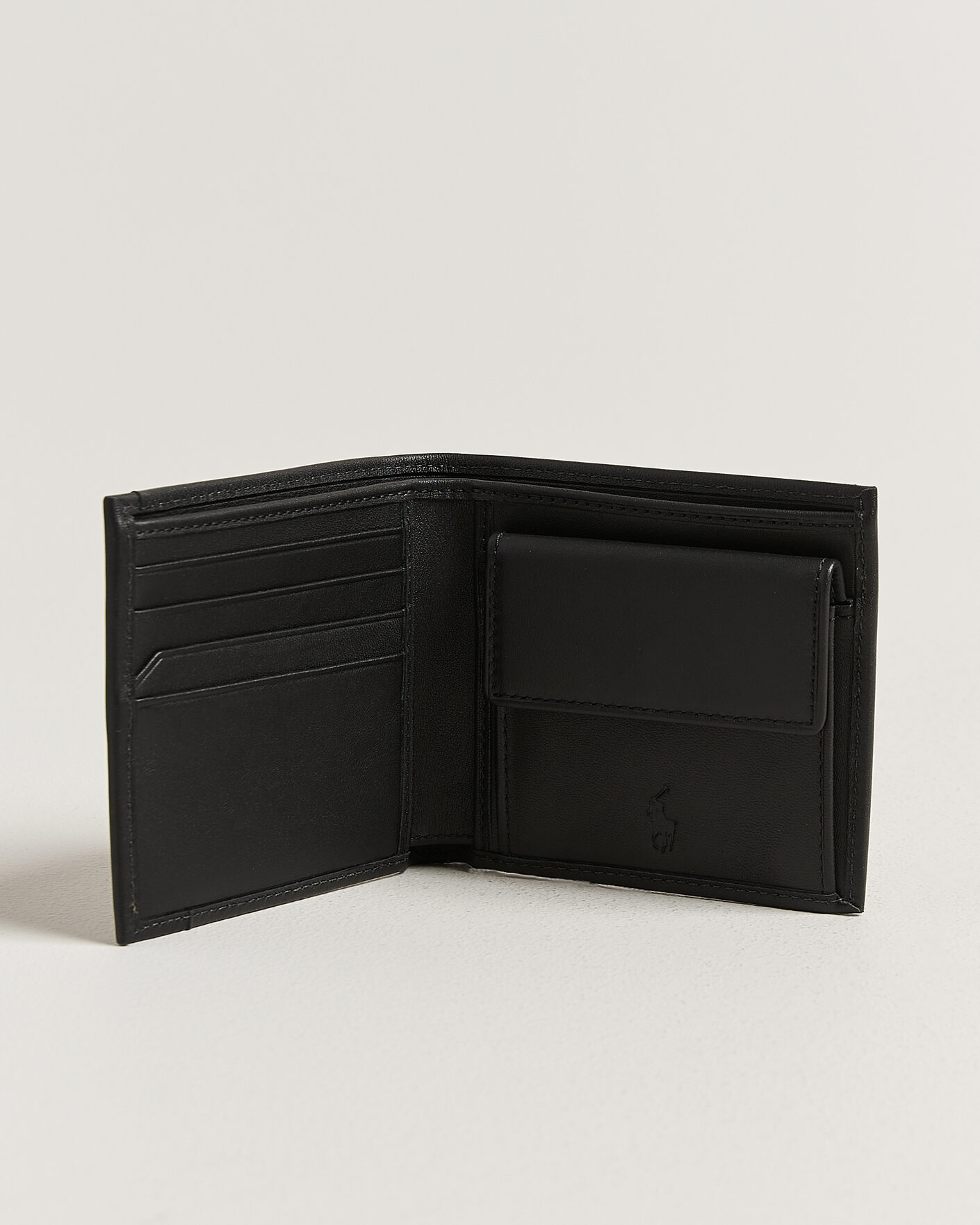 Mies | Lompakot | Polo Ralph Lauren | Smooth Leather Wallet Black
