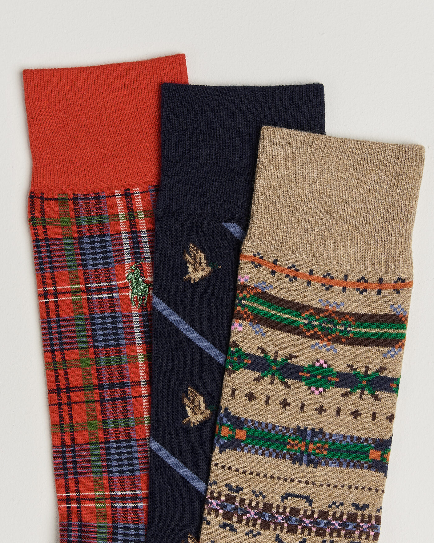 Mies | Alusvaatteet | Polo Ralph Lauren | 3-Pack Cotton Crew Socks Multi