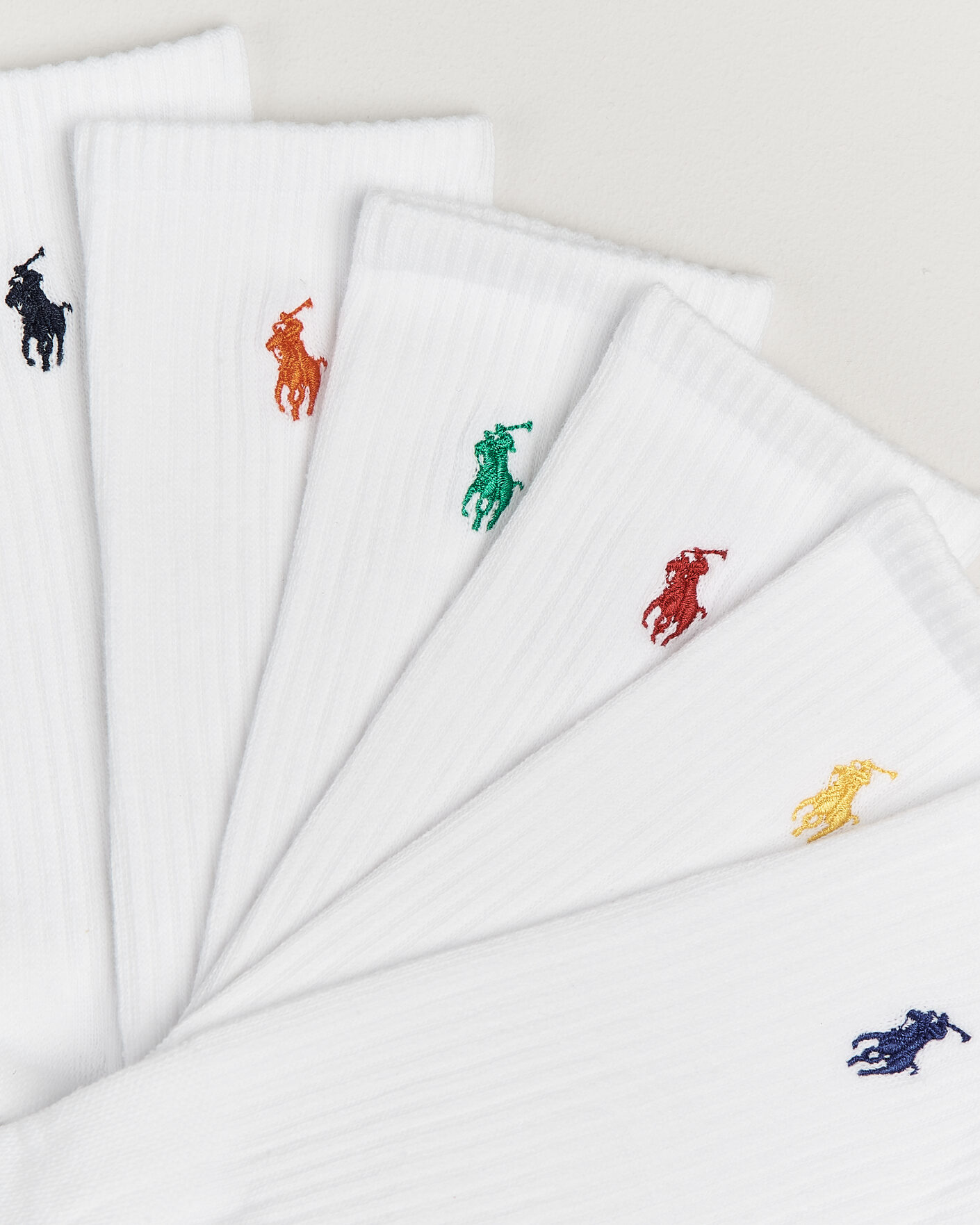 Mies | Alusvaatteet | Polo Ralph Lauren | 6-Pack Performance Crew Socks White