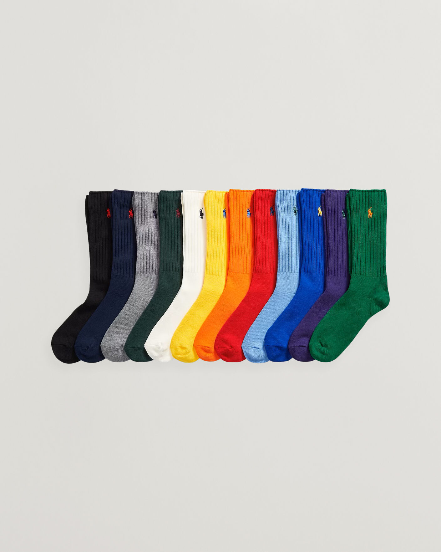 Mies | Alusvaatteet | Polo Ralph Lauren | Polo Ralph Lauren12-Pack Ribbed Cotton Sock Gift BoxMulti