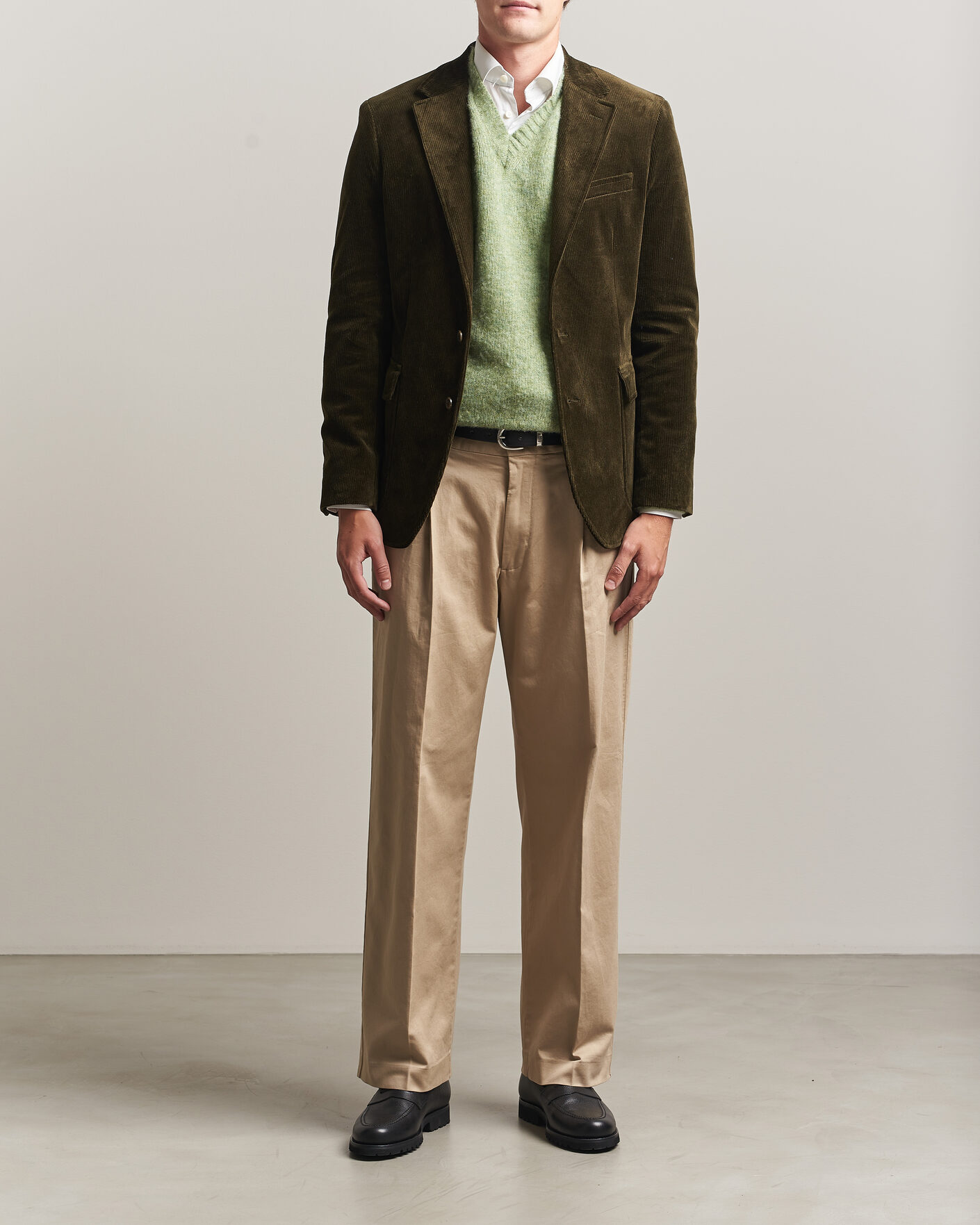Mies | Pikkutakit | Polo Ralph Lauren | Single Breasted Corduroy Sportcoat Fall Olive