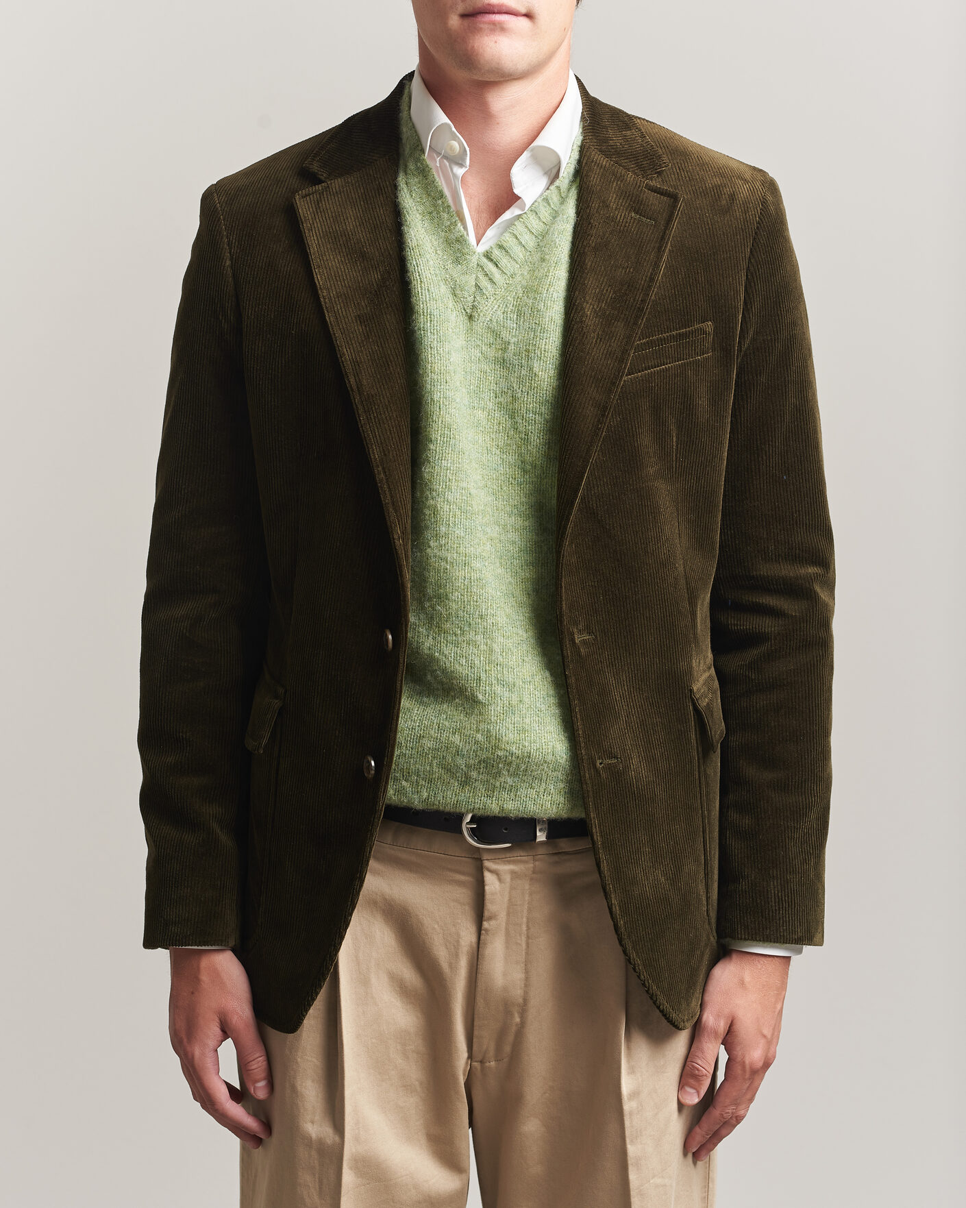 Mies | Pikkutakit | Polo Ralph Lauren | Single Breasted Corduroy Sportcoat Fall Olive