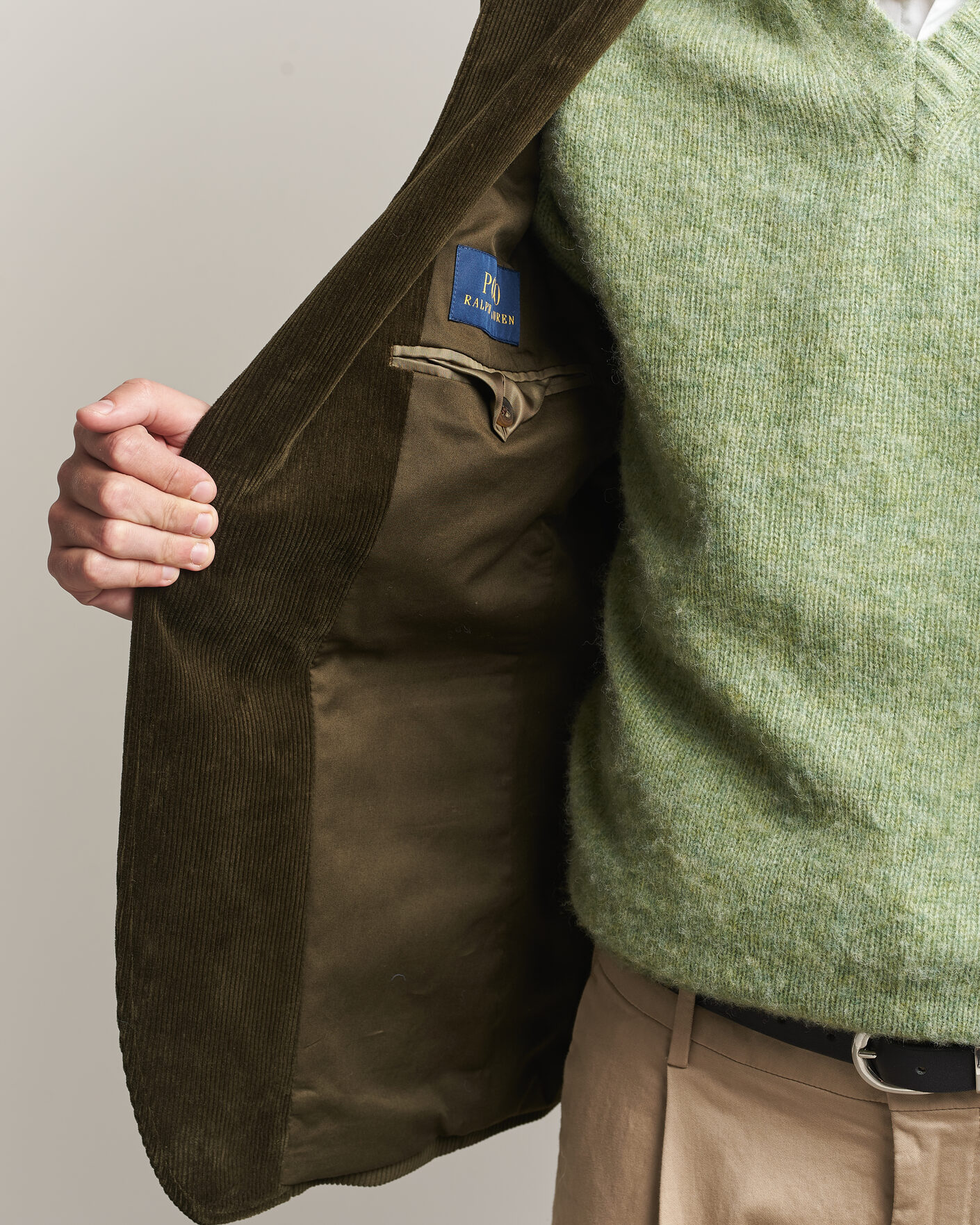 Mies | Pikkutakit | Polo Ralph Lauren | Single Breasted Corduroy Sportcoat Fall Olive