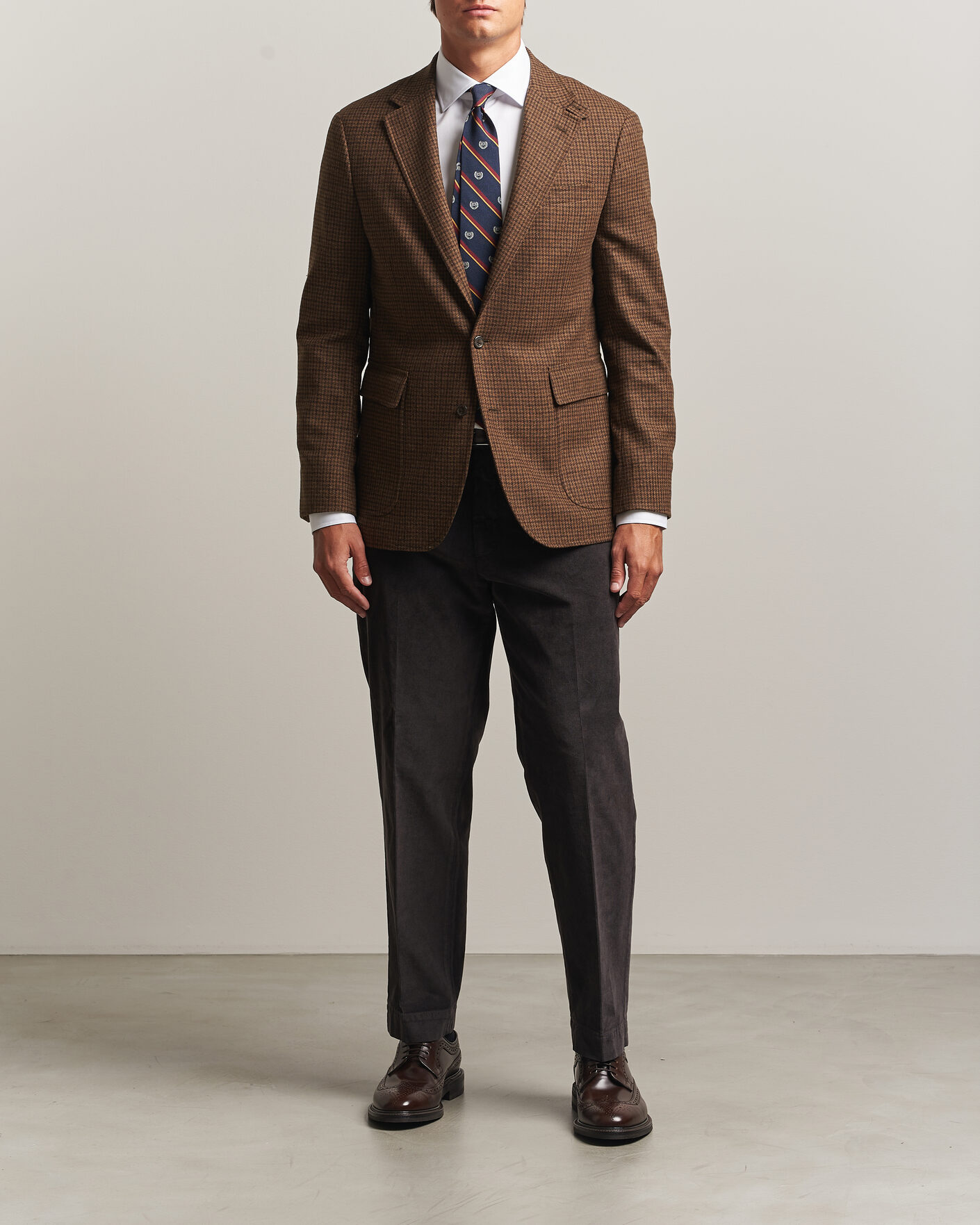Mies | Pikkutakit | Polo Ralph Lauren | Guncheck Woven Sportcoat Brown/Olive