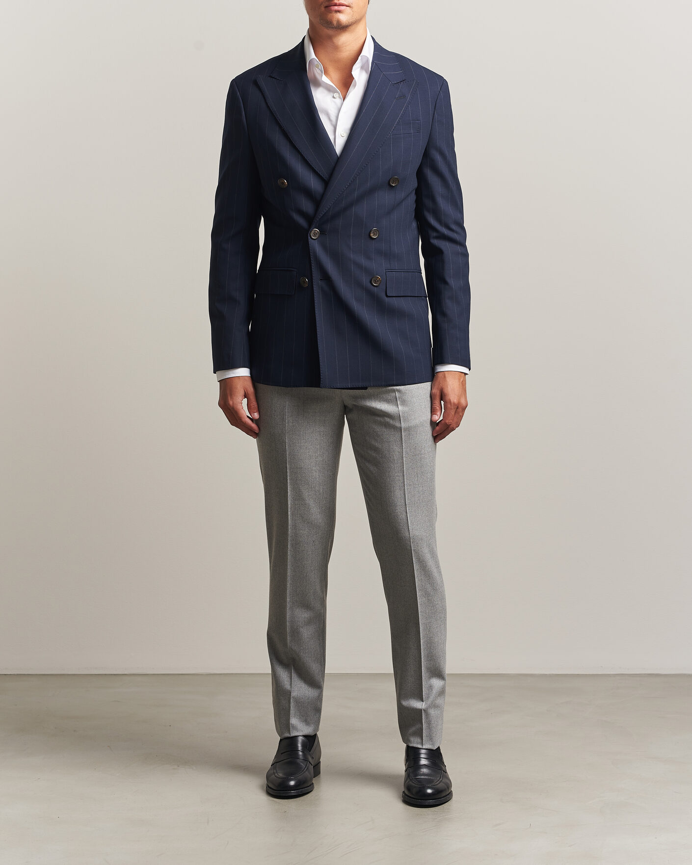 Mies | Pikkutakit | Polo Ralph Lauren | Double Breasted Rope Stripe Sportcoat Navy/Grey