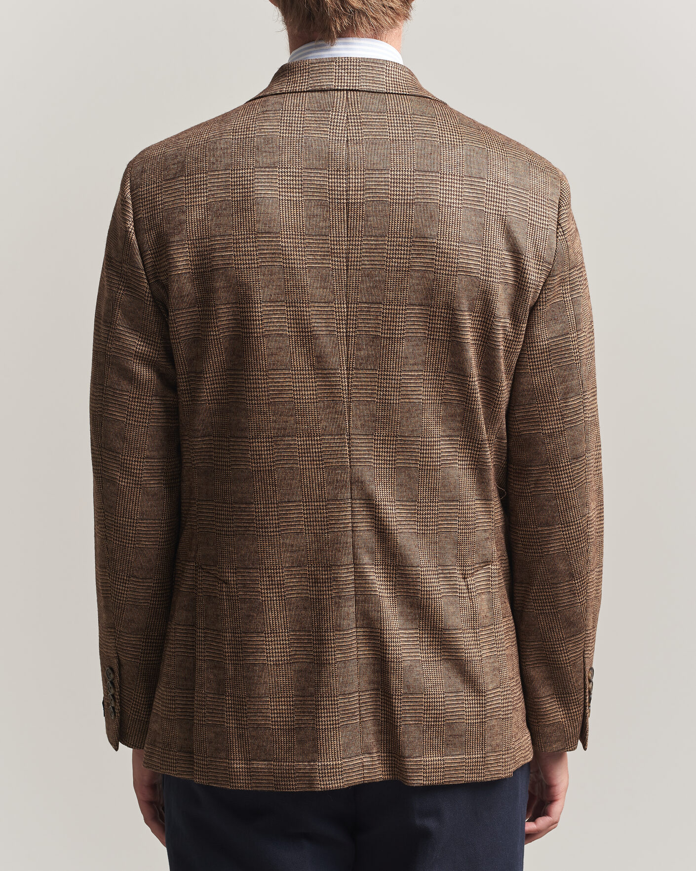 Mies | Pikkutakit | Polo Ralph Lauren | Double Breasted Glenplaid Knit Sportcoat Tan/Brown