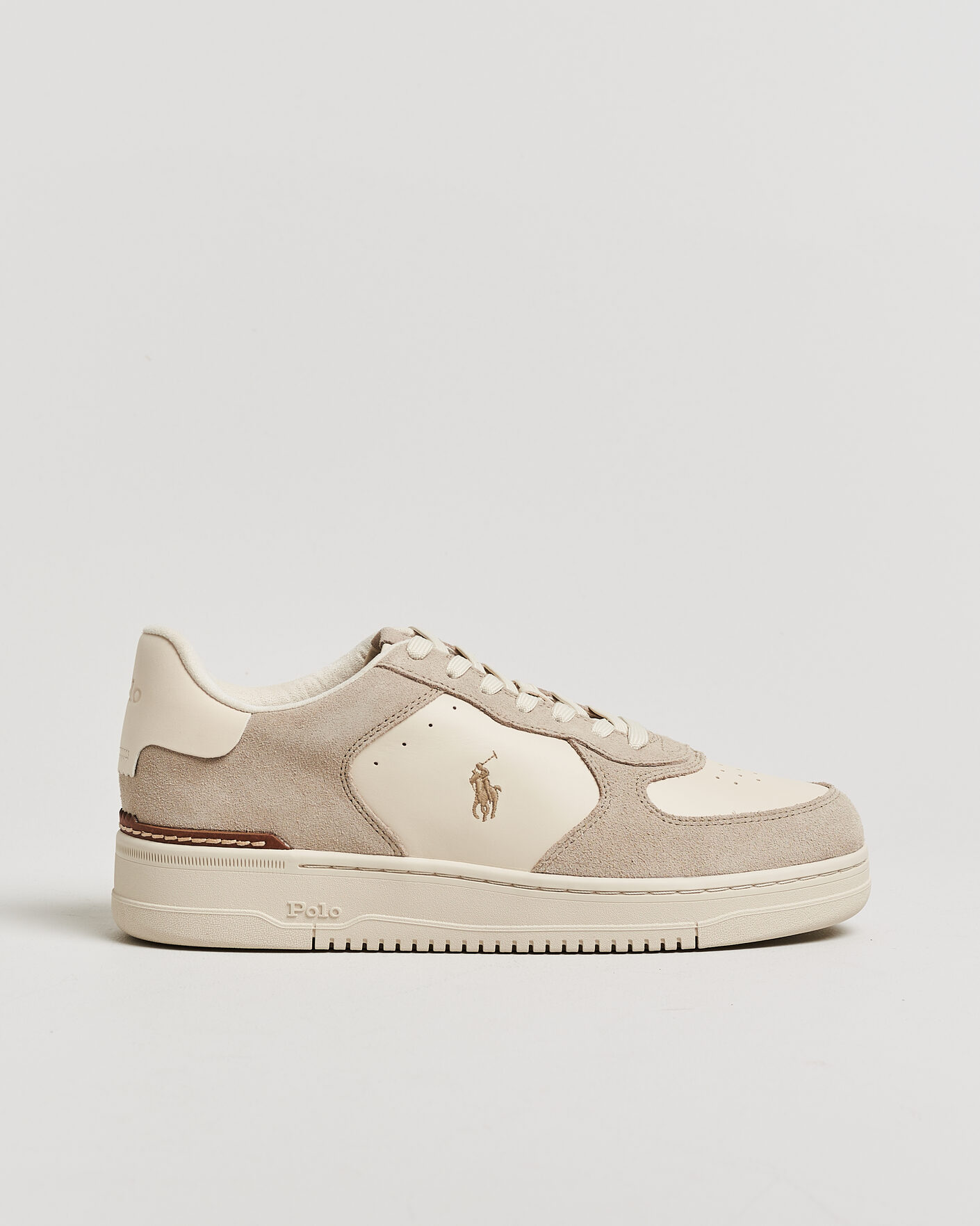 Mies | Tennarit | Polo Ralph Lauren | Masters Court Suede/Leather Sneakers Milkshake