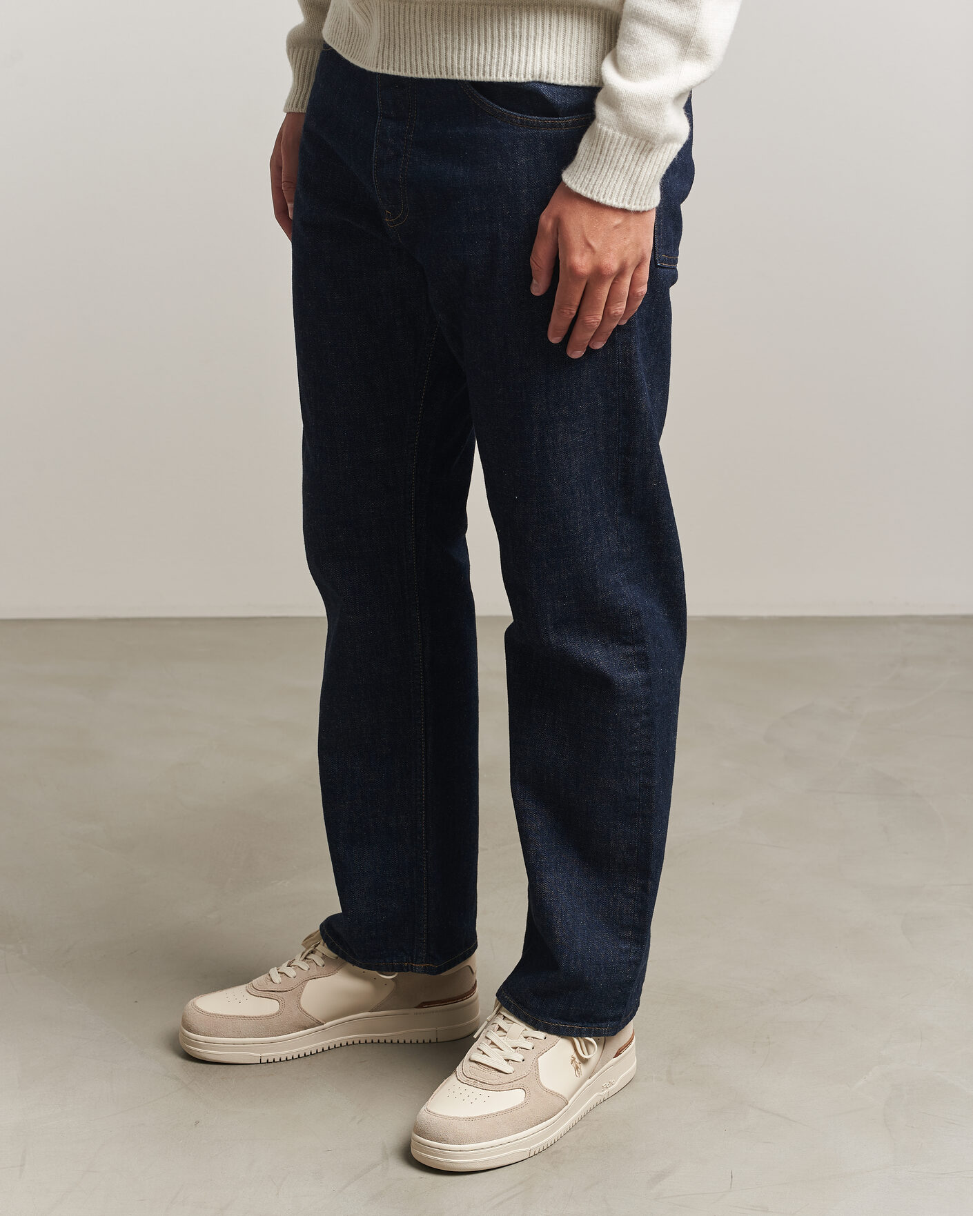 Mies | Tennarit | Polo Ralph Lauren | Masters Court Suede/Leather Sneakers Milkshake