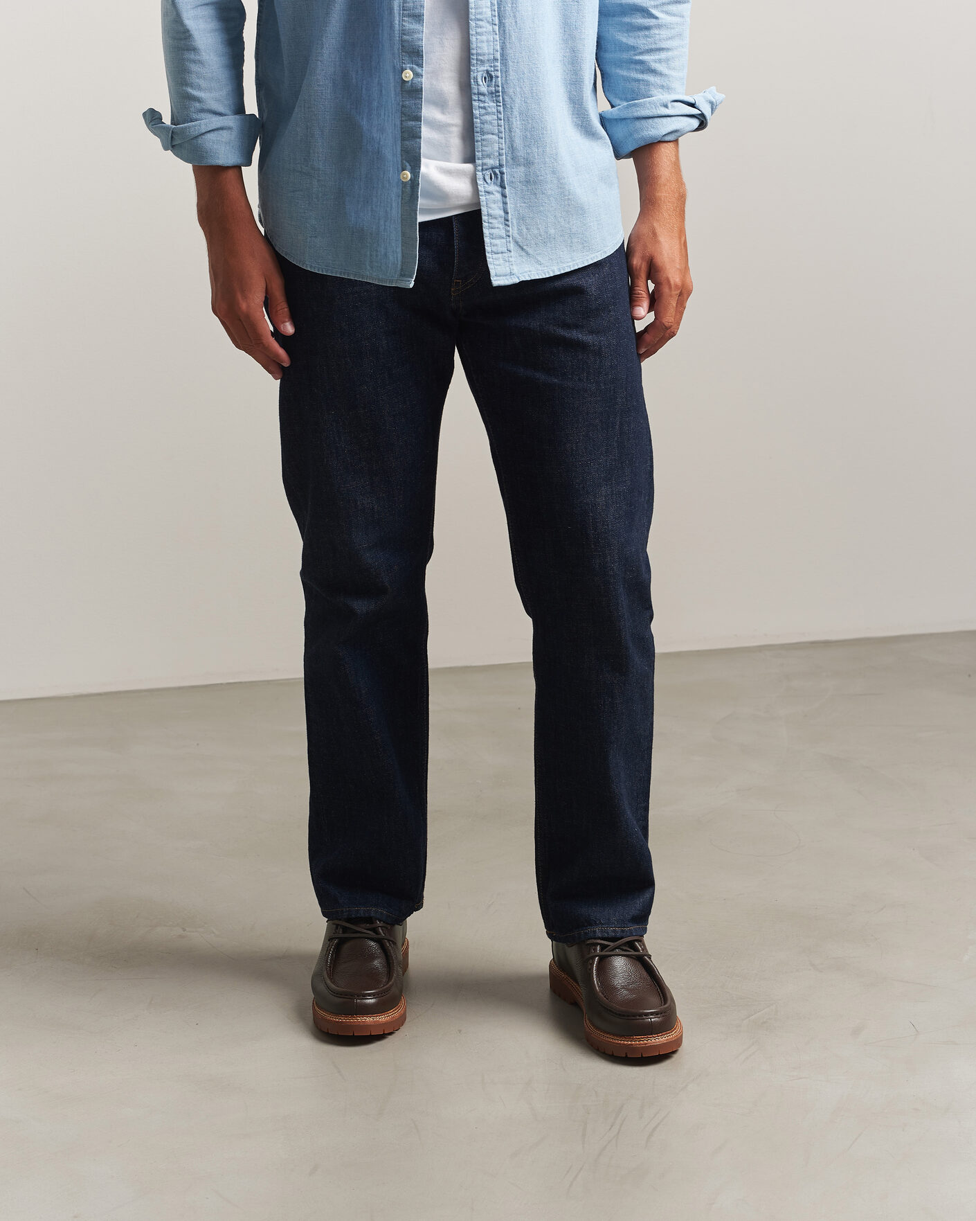 Mies | Derby-kengät | Polo Ralph Lauren | Jett Apron Derby Shoe Dark Brown