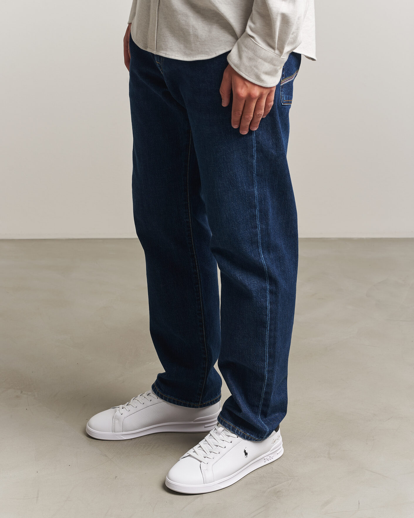 Mies | Tennarit | Polo Ralph Lauren | Heritage Court SIG Sneakers White/Black