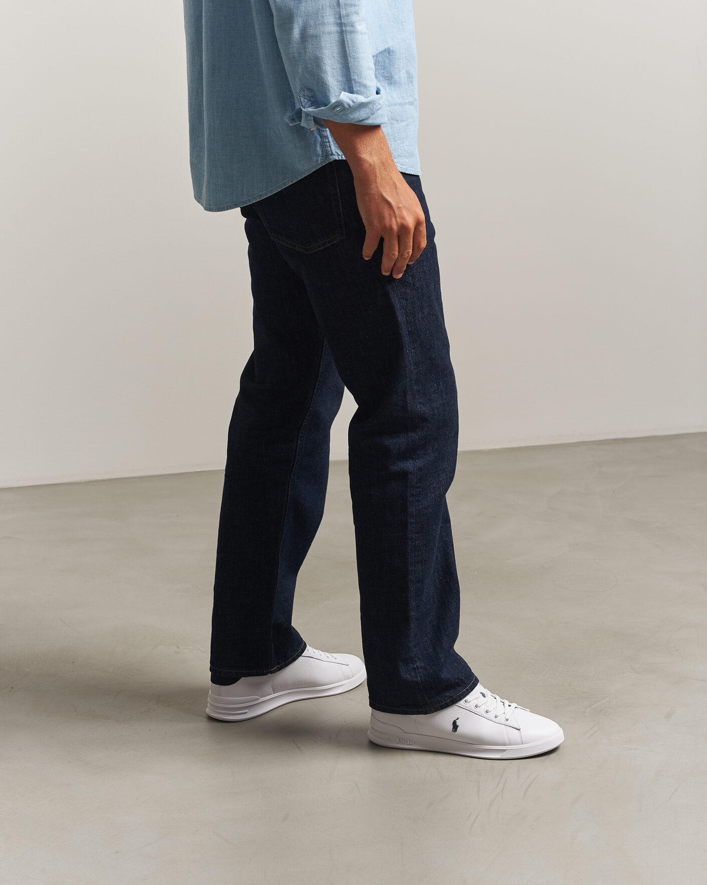 Mies | Tennarit | Polo Ralph Lauren | Heritage Court III Sneakers White/Navy