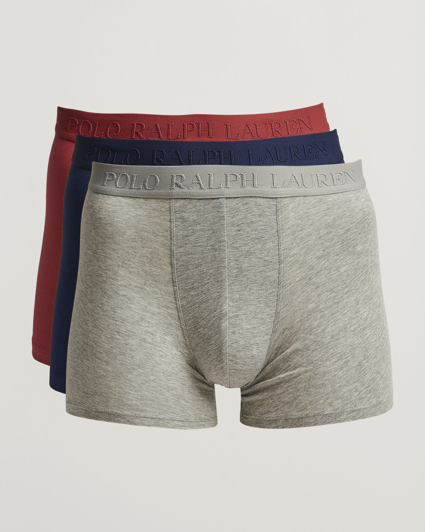 Mies | Alusvaatteet | Polo Ralph Lauren | 3-Pack Boxer Briefs Navy/Red/Grey