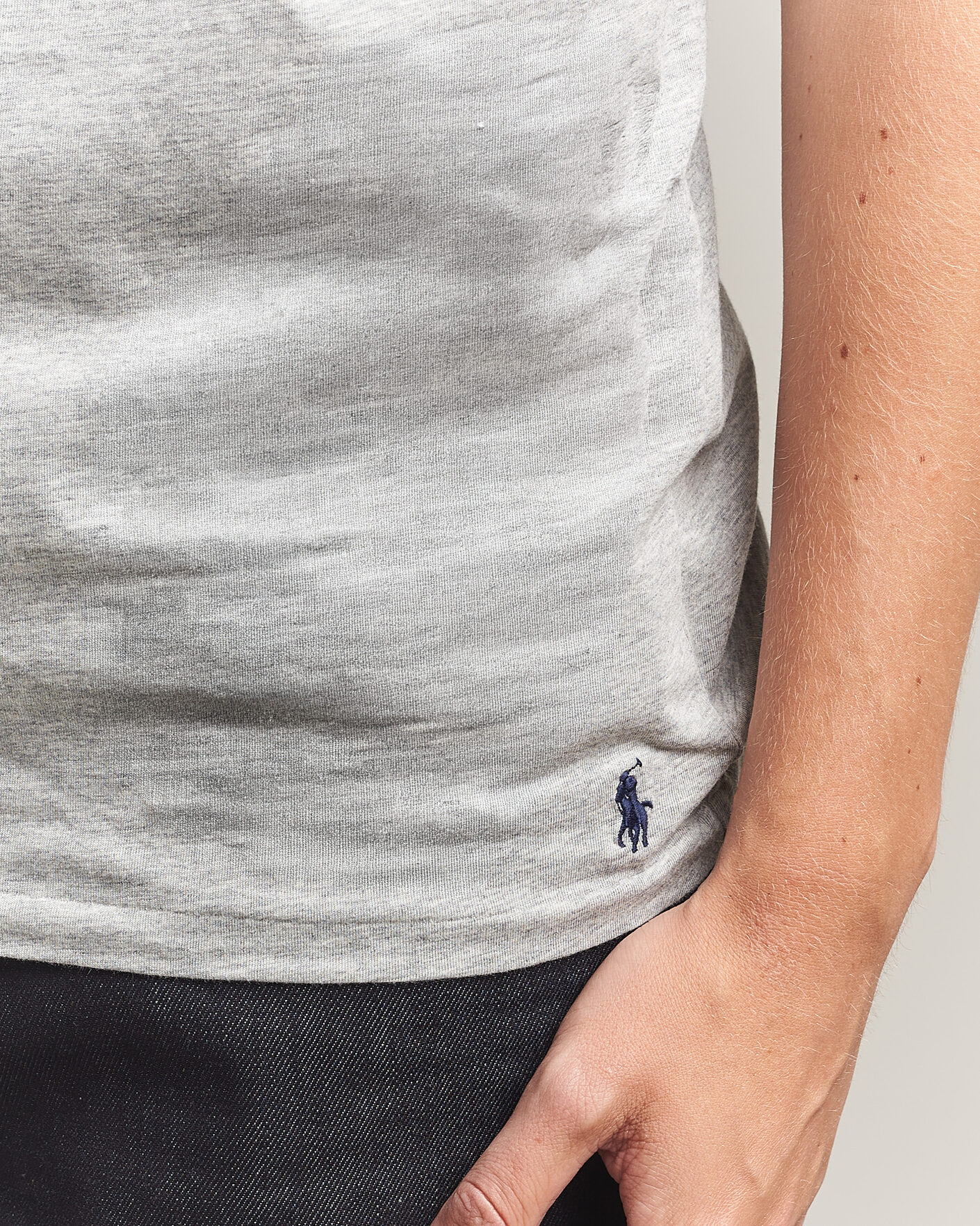 Mies | T-paidat | Polo Ralph Lauren | 3-Pack Crew Neck T-Shirt Grey/Navy/Blue
