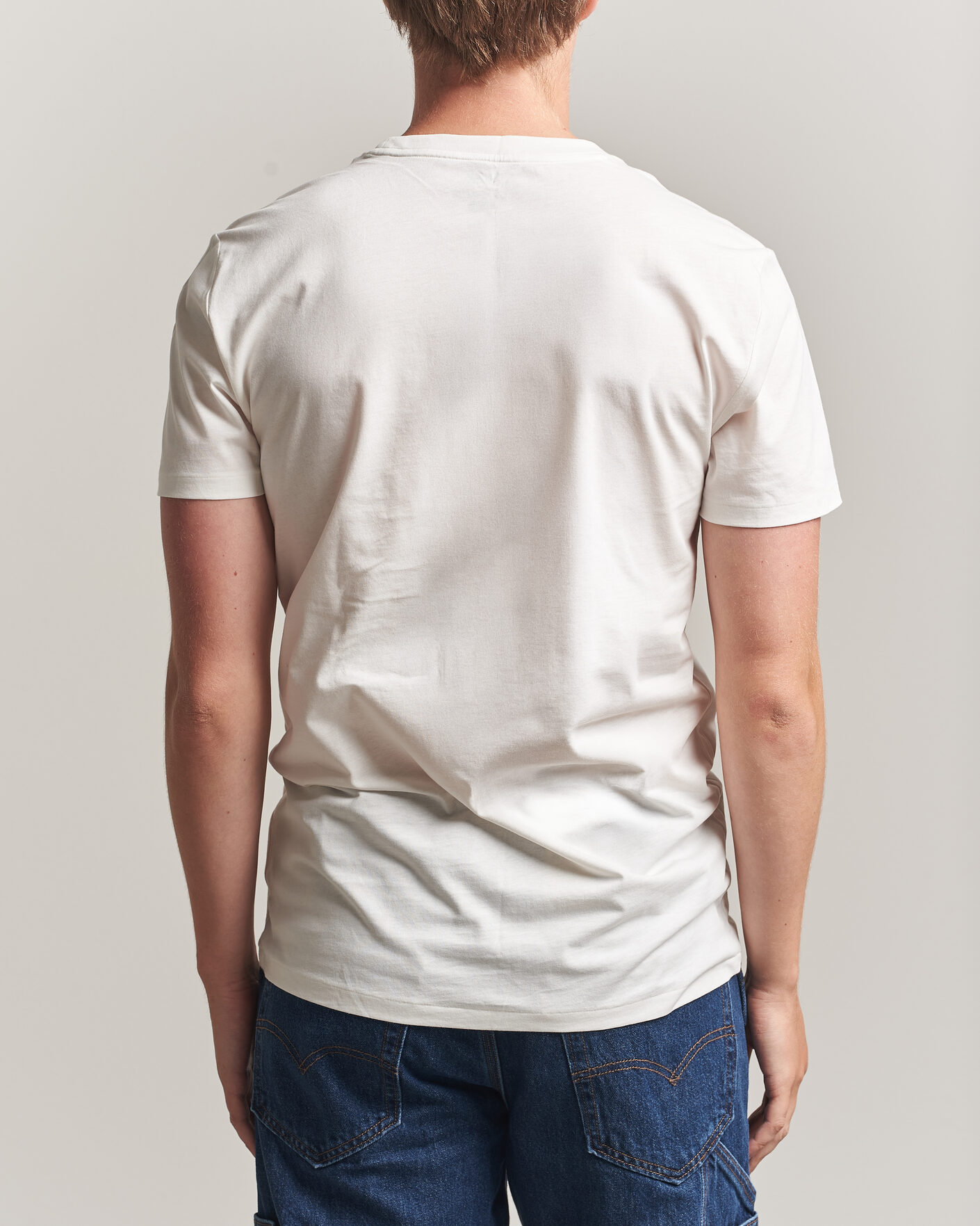 Mies | T-paidat | Polo Ralph Lauren | 3-Pack Crew Neck T-Shirt White/Blue/Light Blue