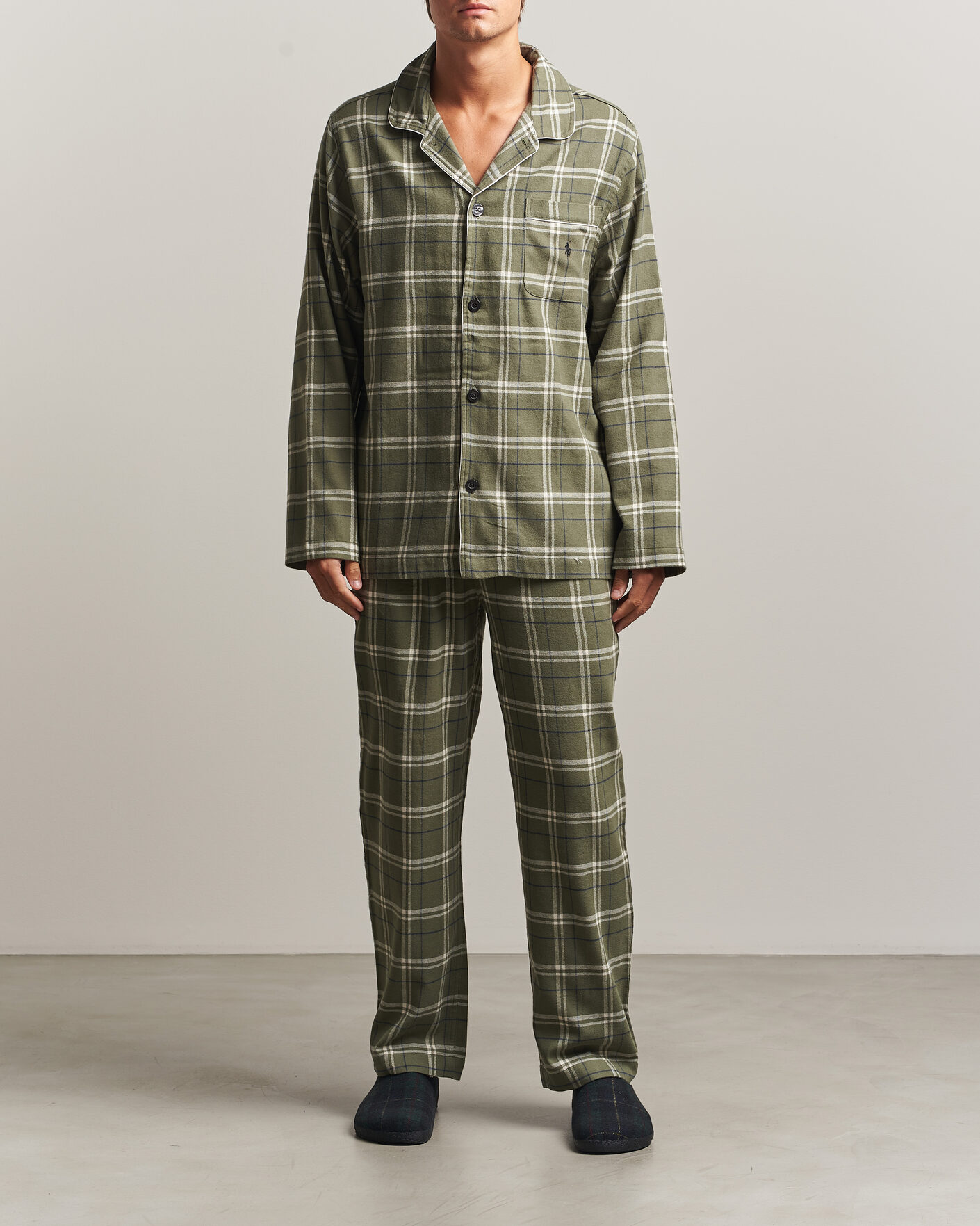 Mies | Yöpuvut ja kylpytakit | Polo Ralph Lauren | Pyjamas Set Olive/Navy