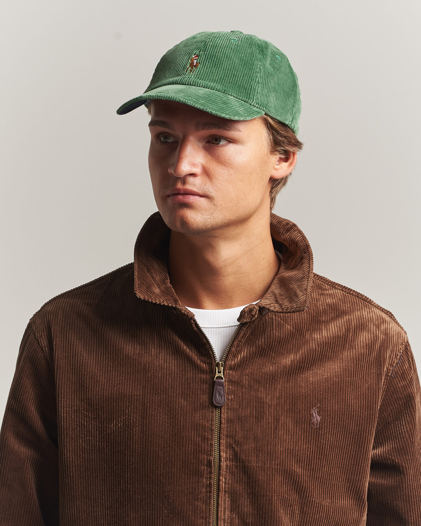 Mies | Päähineet | Polo Ralph Lauren | Corduroy Cap Meadow Green