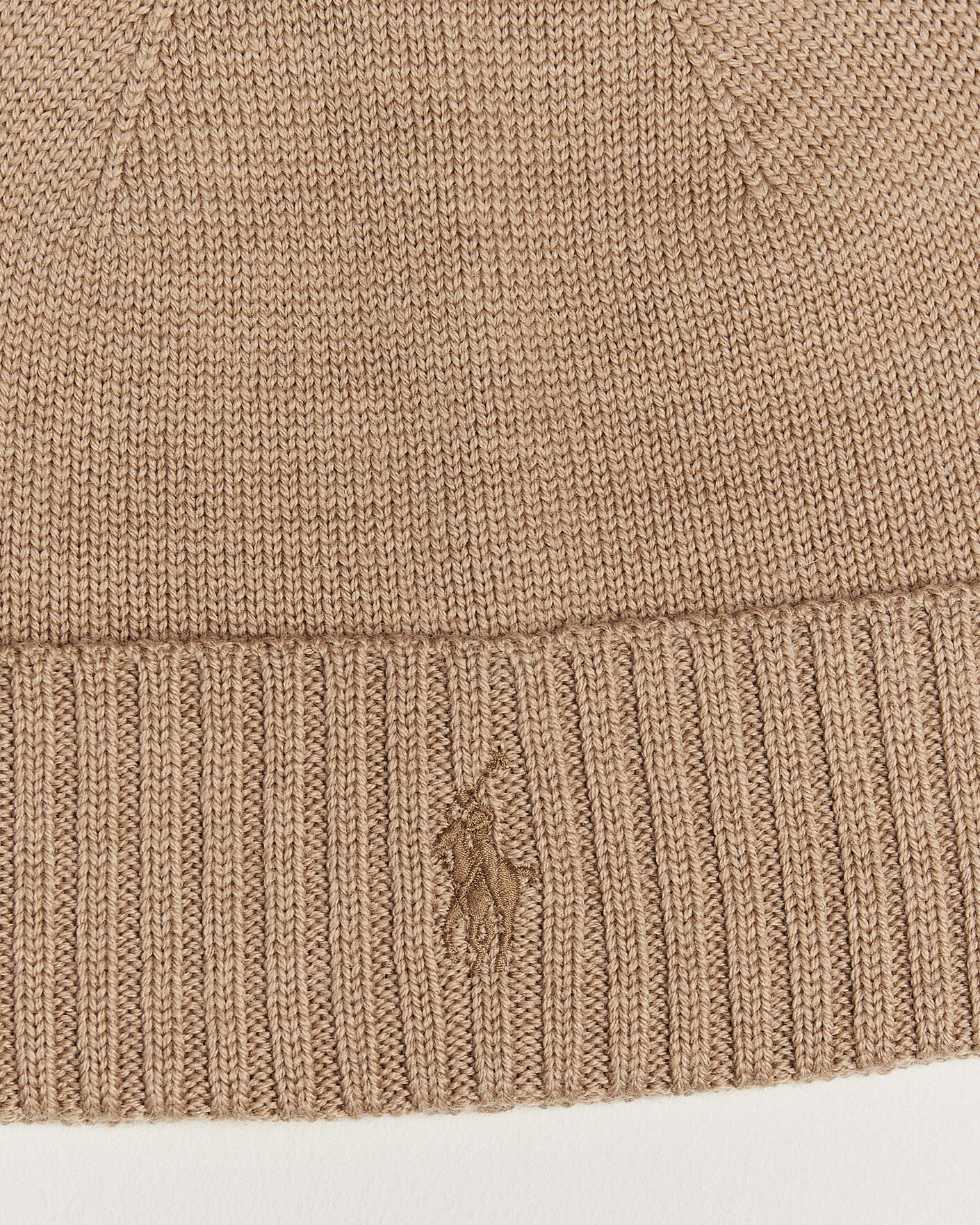 Mies | Pipot | Polo Ralph Lauren | Merino Beanie Camel Melange