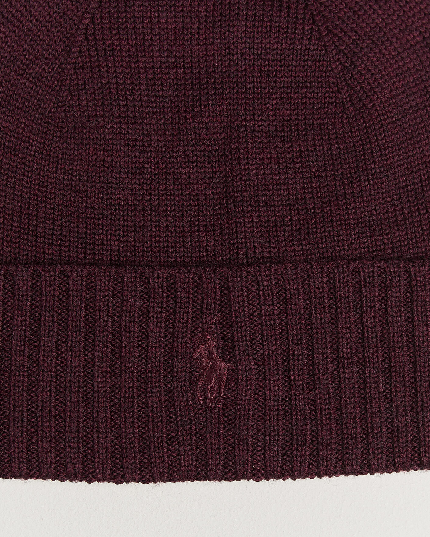 Mies | Pipot | Polo Ralph Lauren | Merino Beanie Merlot Wine Heather