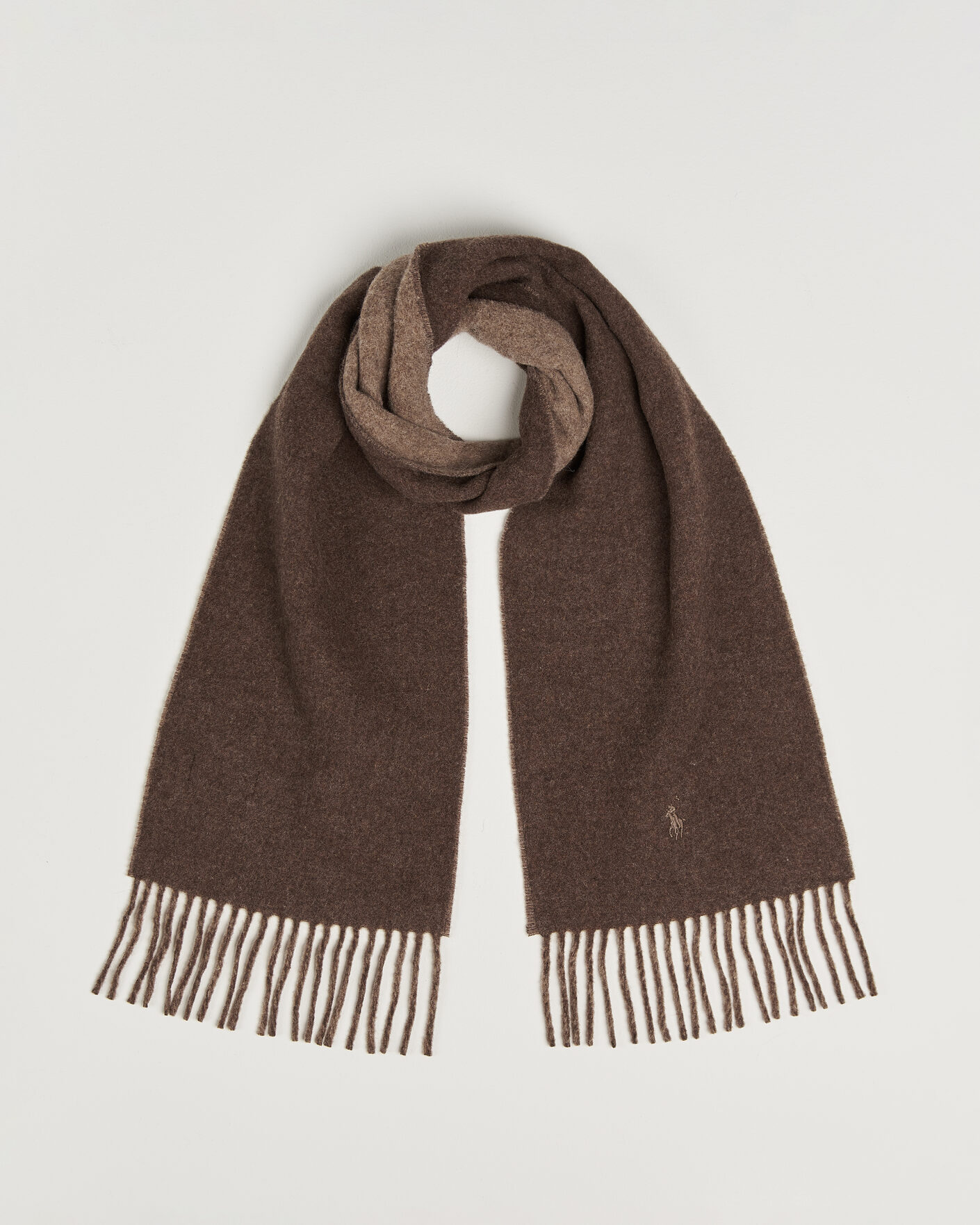 Mies | Kaulaliinat | Polo Ralph Lauren | Reversible Wool Scarf Nutmeg/Brown