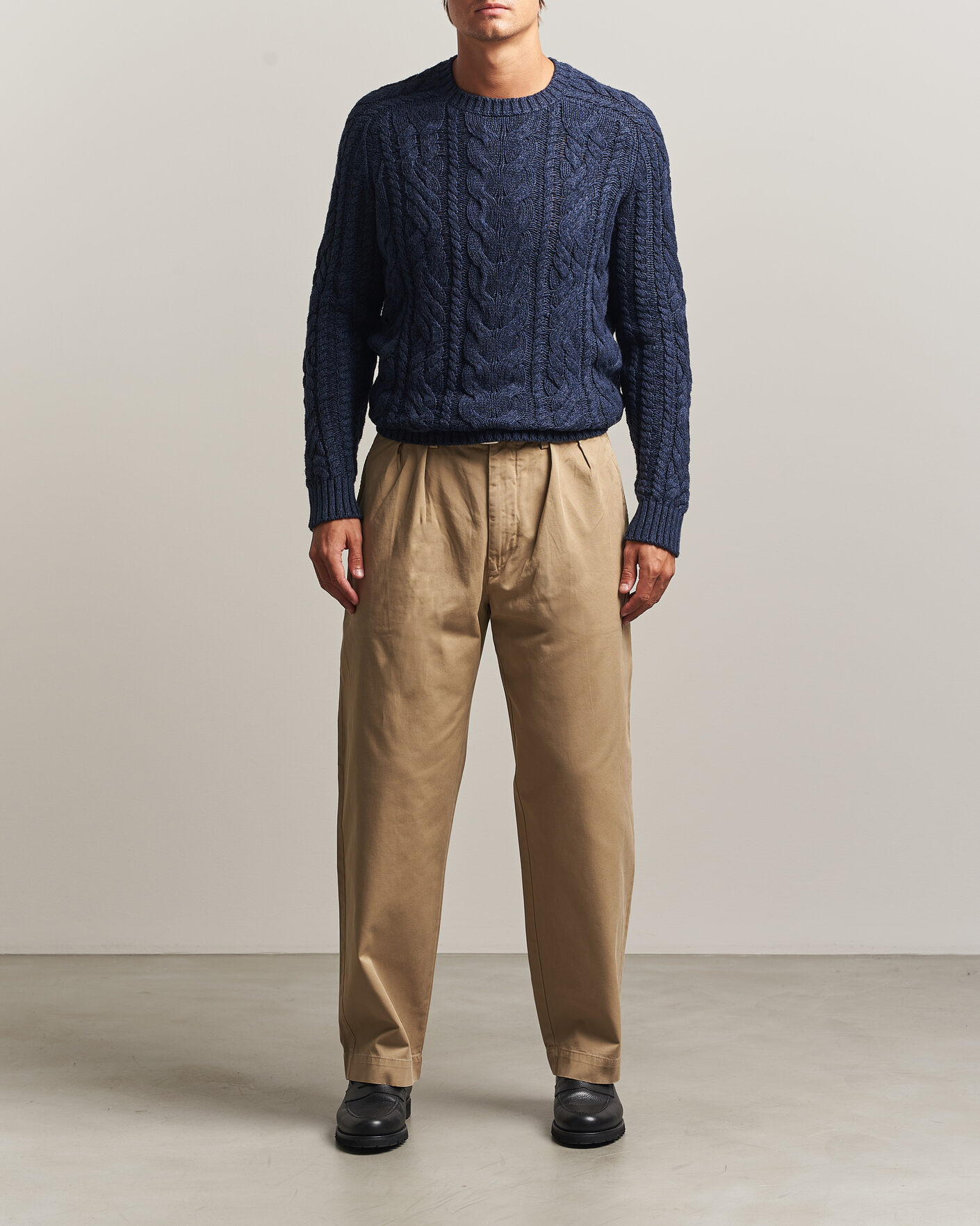Mies | Housut | Polo Ralph Lauren | Bedford Twill Straight Fit Pants Khaki Hill