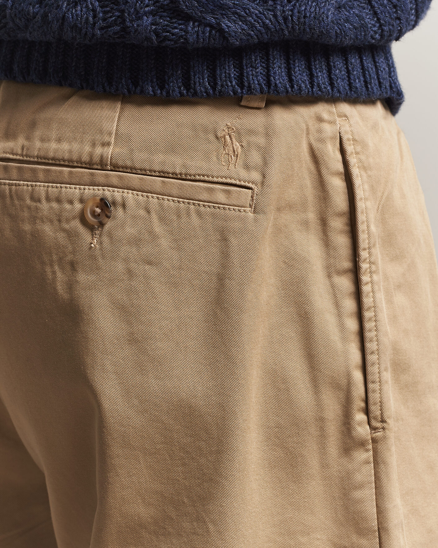 Mies | Housut | Polo Ralph Lauren | Bedford Twill Straight Fit Pants Khaki Hill